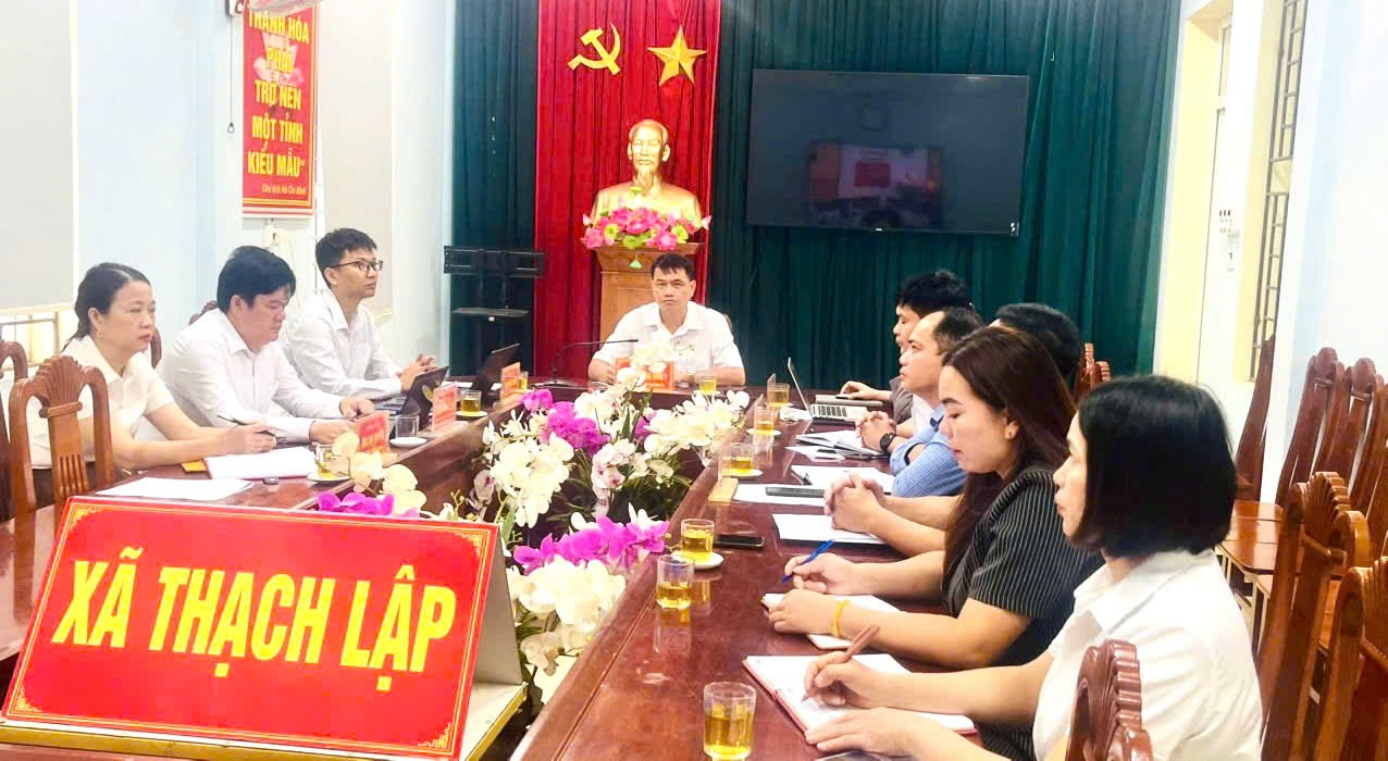 XÃ THẠCH LẬP THAM GIA HỘI NGHỊ TOÀN TỈNH TRIỂN KHAI KẾ HOẠCH THỰC HIỆN KỊCH BẢN TĂNG TRƯỞNG KINH TẾ QUÝ IV NĂM 2026 TRÊN ĐỊA BÀN TỈNH THANH HÓA