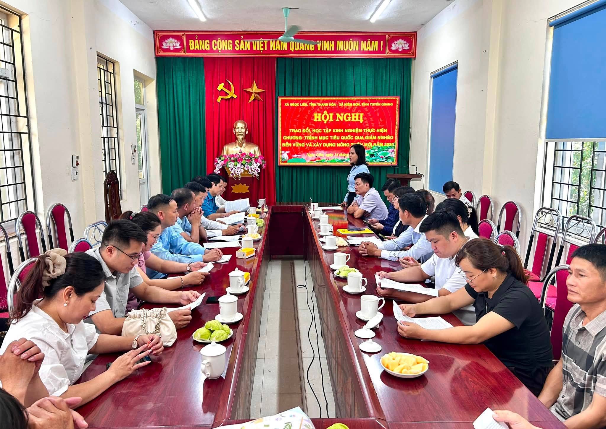 XÃ NGỌC LIÊN ĐÓN ĐOÀN CÔNG TÁC XÃ NIÊM SƠN, TỈNH TUYÊN QUANG ĐẾN THAM QUAN, HỌC TẬP KINH NGHIỆM