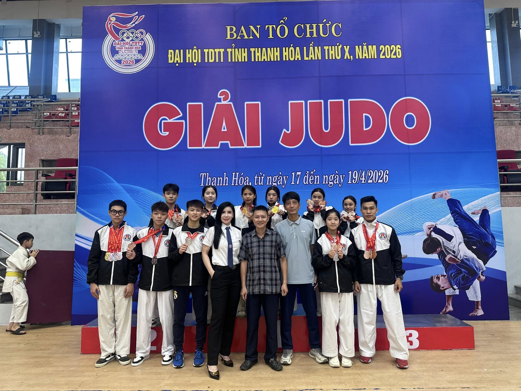MINH SƠN XẾP THỨ 3 TOÀN ĐOÀN MÔN JUDO