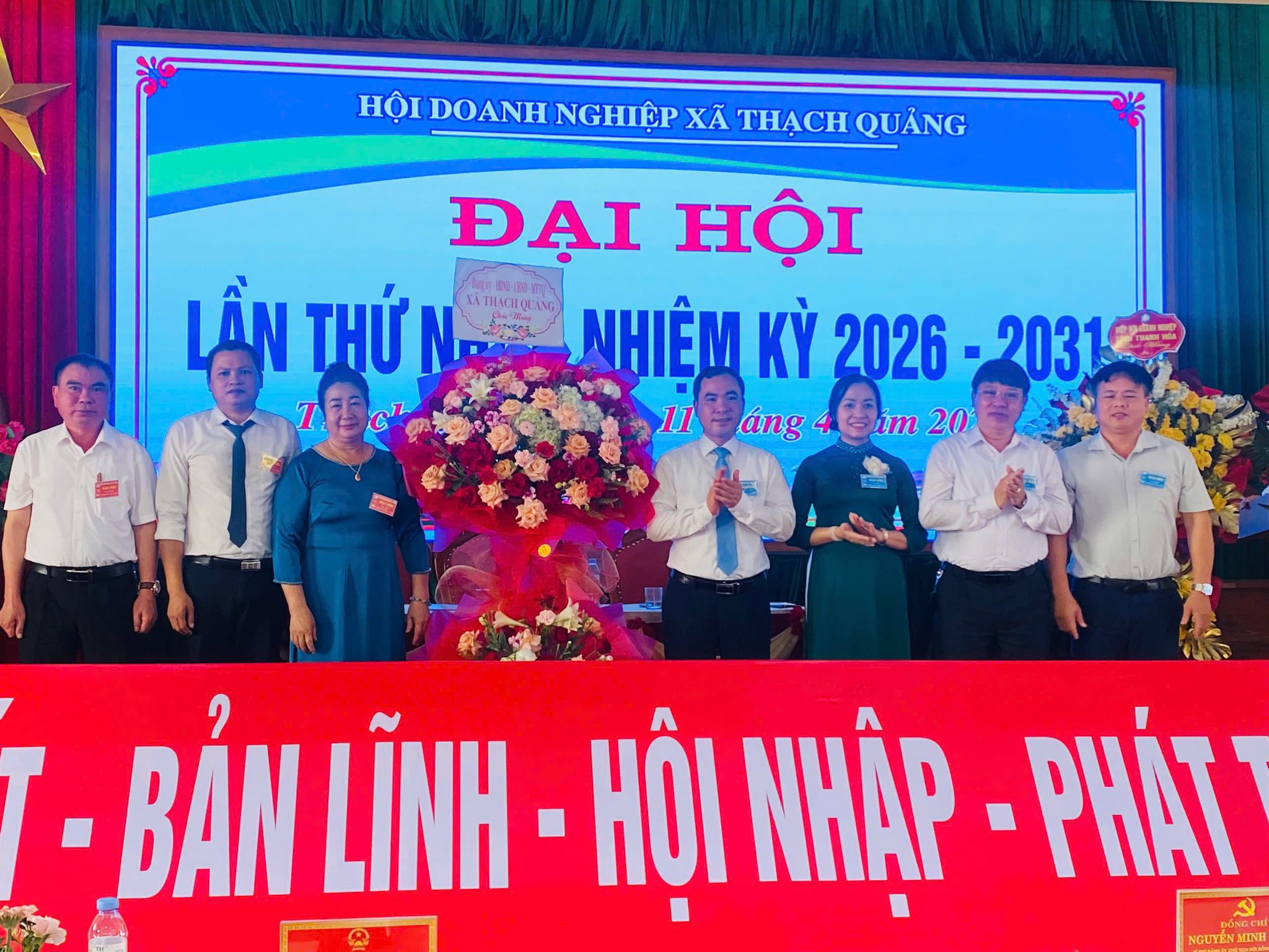 HỘI DOANH NGHIỆP XÃ THẠCH QUẢNG TỔ CHỨC THÀNH CÔNG ĐẠI HỘI LẦN THỨ I, NHIỆM KỲ 2026 - 2031
