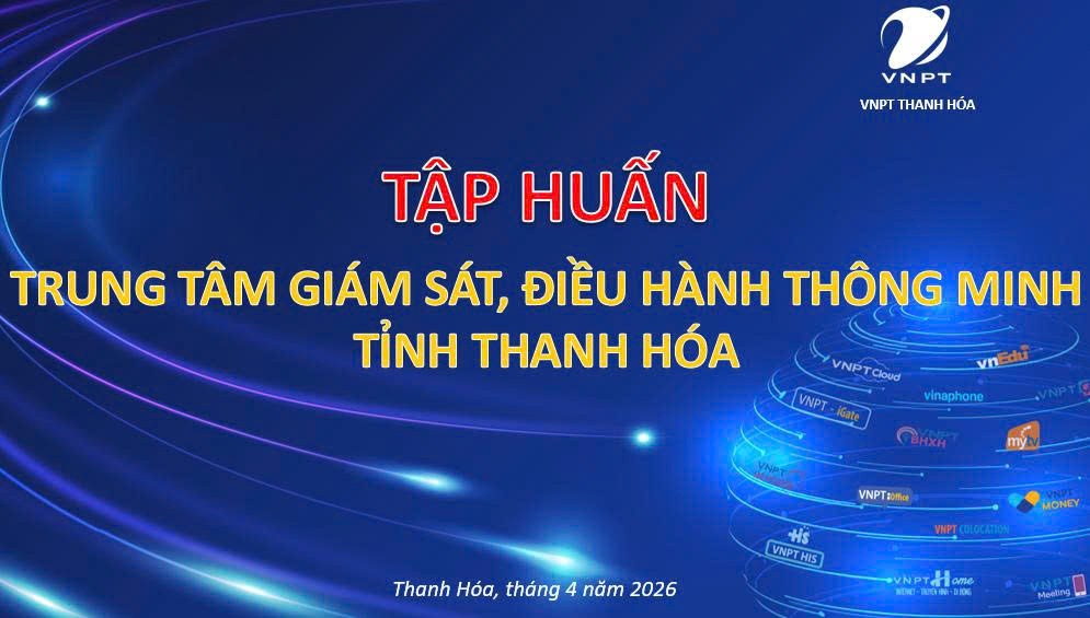Xã Thành Vinh tham dự hội nghị trực tuyến tập huấn khai thác, sử dụng hệ thống giám sát điều hành thông minh (IOC) tỉnh Thanh Hóa