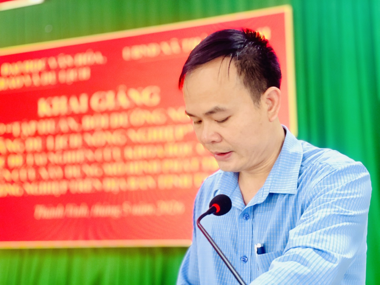 Thành Vinh - Khai giảng lớp tập huấn nghiệp vụ triển khai thực hiện mô hình du lịch nông nghiệp