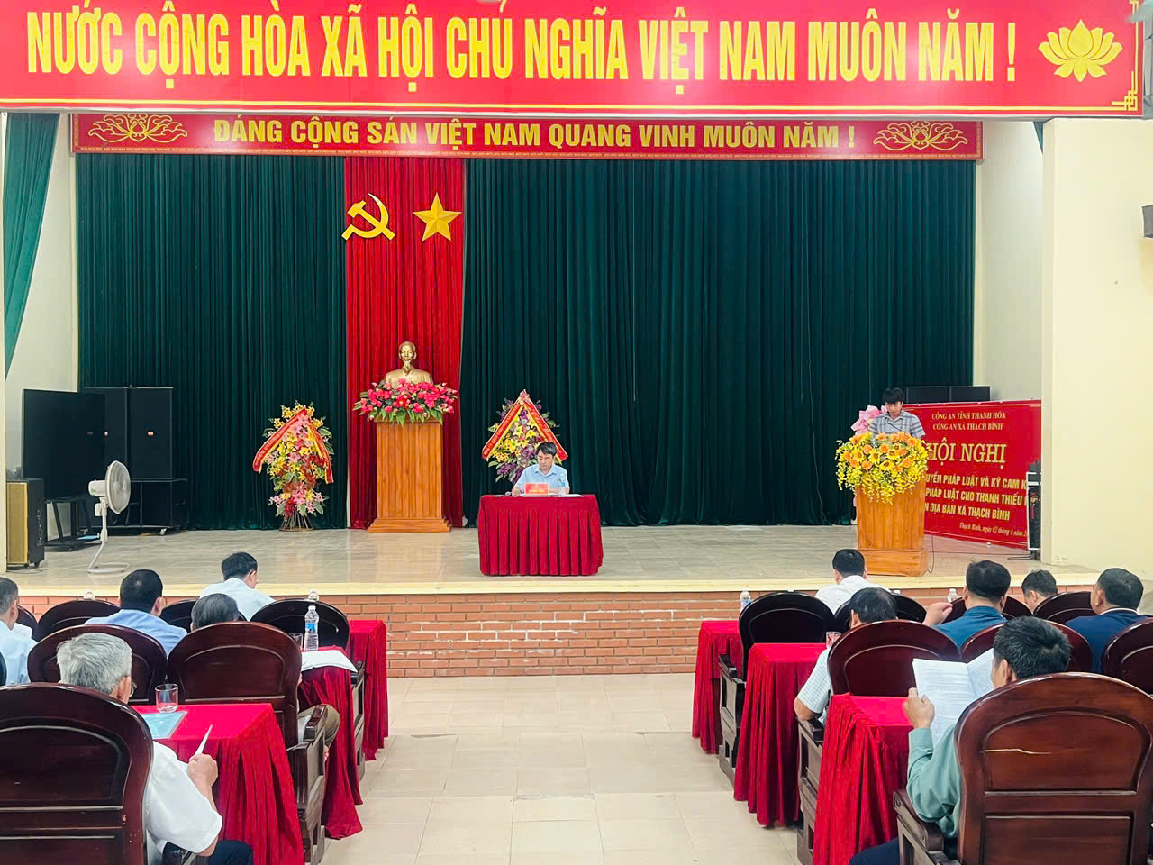 Xã Thạch Bình tổ chức Hội nghị triển khai các dự án hỗ trợ phát triển sản xuất, giảm nghèo bền vững.