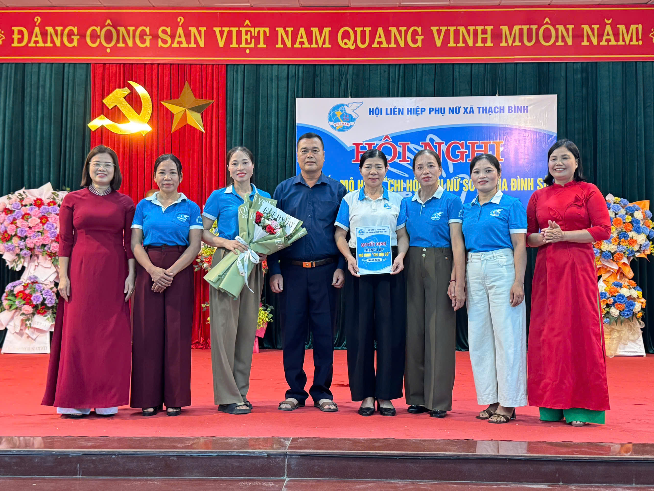 THẠCH BÌNH RA MẮT MÔ HÌNH “CHI HỘI PHỤ NỮ SỐ”, “GIA ĐÌNH SỐ”