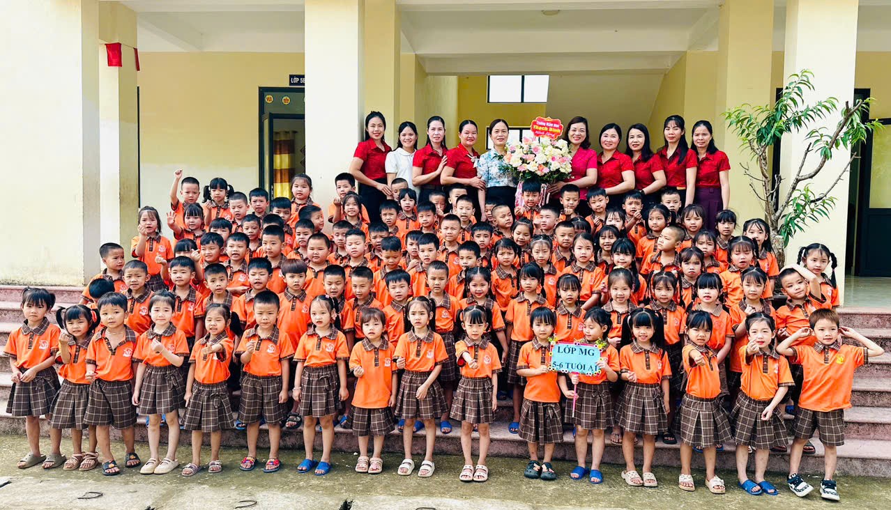 TRƯỜNG TIỂU HỌC THẠCH BÌNH CHÀO ĐÓN CÁC EM HỌC SINH MẦM NON THAM QUAN, TRẢI NGHIỆM