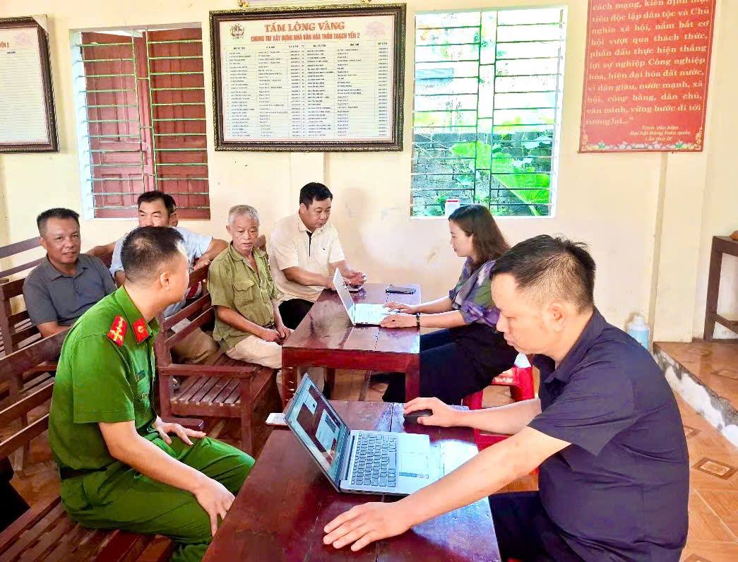 Thạch Bình: Đưa dịch vụ công về tận thôn, nâng cao chất lượng phục vụ Nhân dân