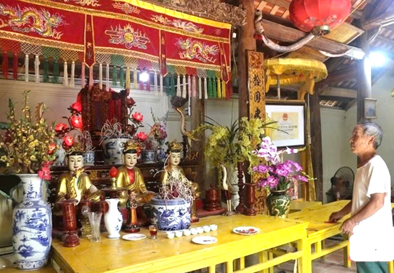 Di tích lịch sử Đền Thánh Mẫu trên đất Thạch Bình