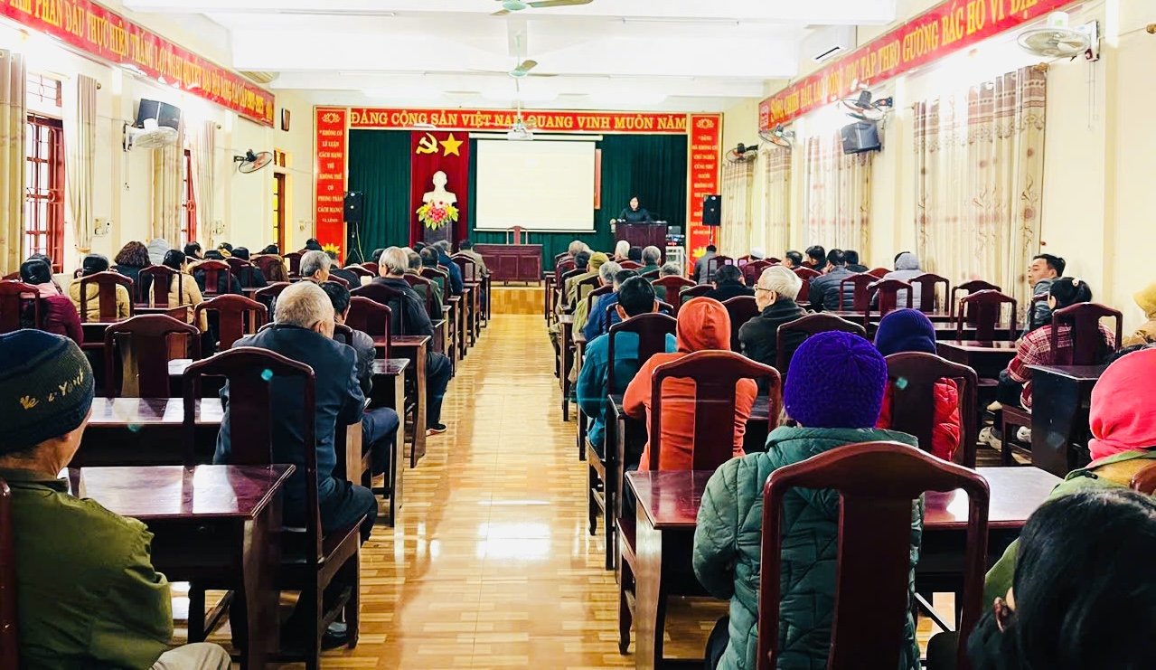 Ủy ban MTTQ xã Kim Tân tổ chức Hội nghị tuyên truyền về bầu cử Đại biểu Quốc hộ và Đại biểu HĐND các cấp nhiệm kỳ 2026 - 2031
