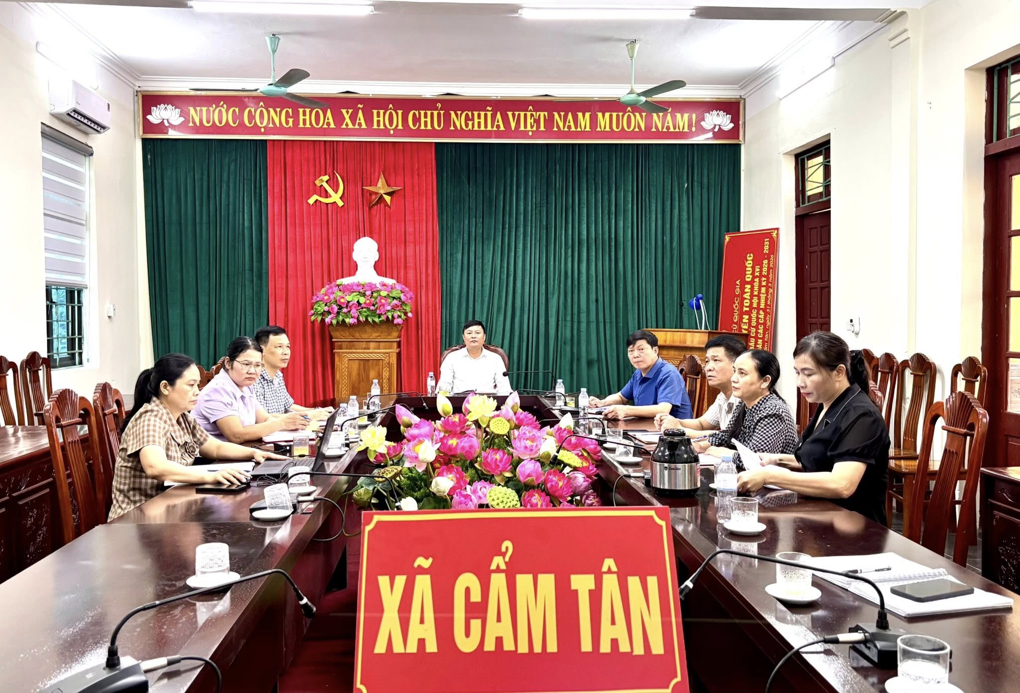 Xã Cẩm Tân Tham gia Hội nghị tập huấn khai thác, sử dụng hệ thống IOC