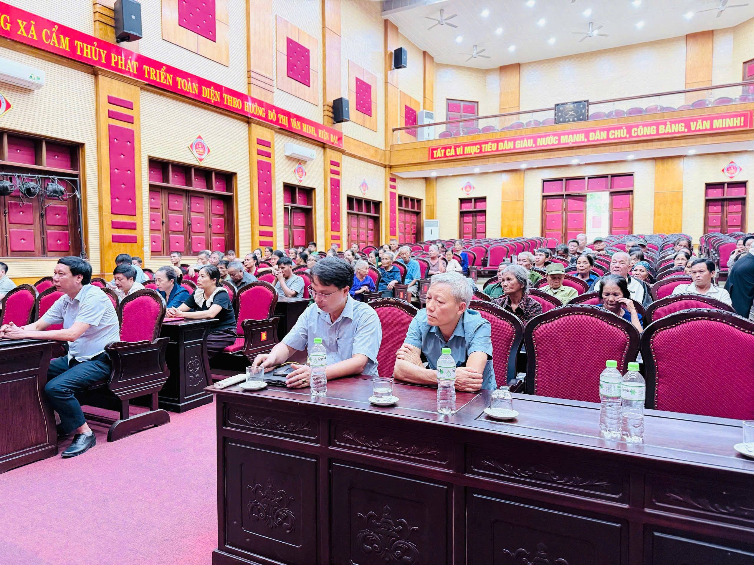 UBND xã Cẩm Thủy tổ chức hội nghị truyền thông về giảm nghèo đa chiều  năm 2026