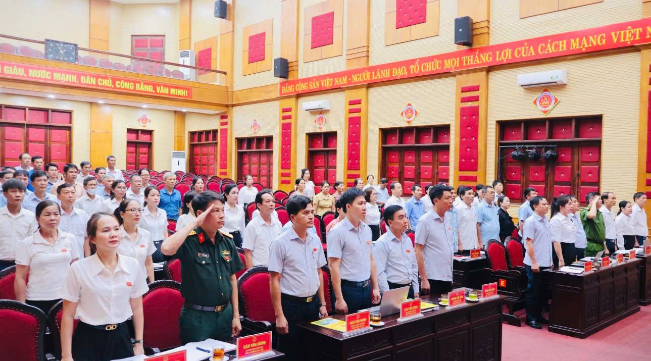 Hội đồng nhân dân xã Cẩm Thủy khóa II, nhiệm kỳ 2026 - 2031 tổ chức Kỳ họp thứ 4 - Kỳ họp thường lệ giữa năm 2026