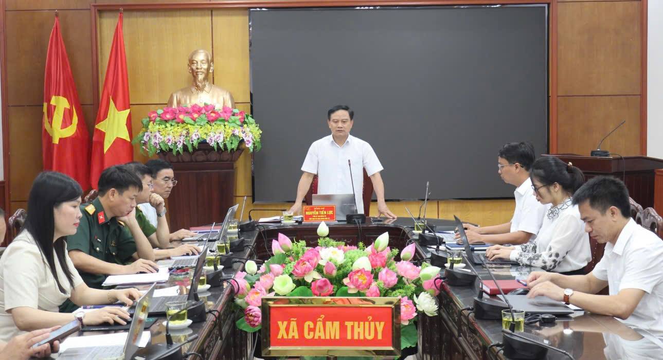 UBND xã Cẩm Thủy tổ chức phiên họp thường kỳ tháng 7 năm 2026	