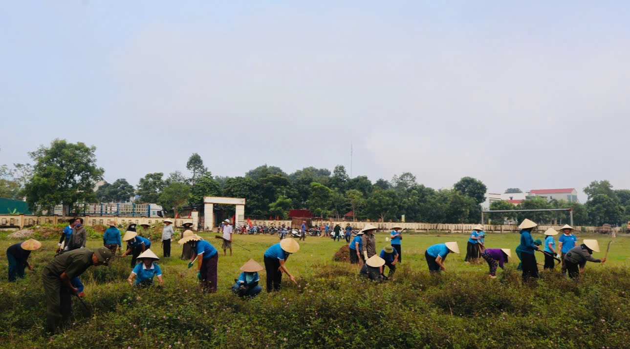 Cẩm Thuỷ lan tỏa phong trào “ Ngày chủ nhật xanh”