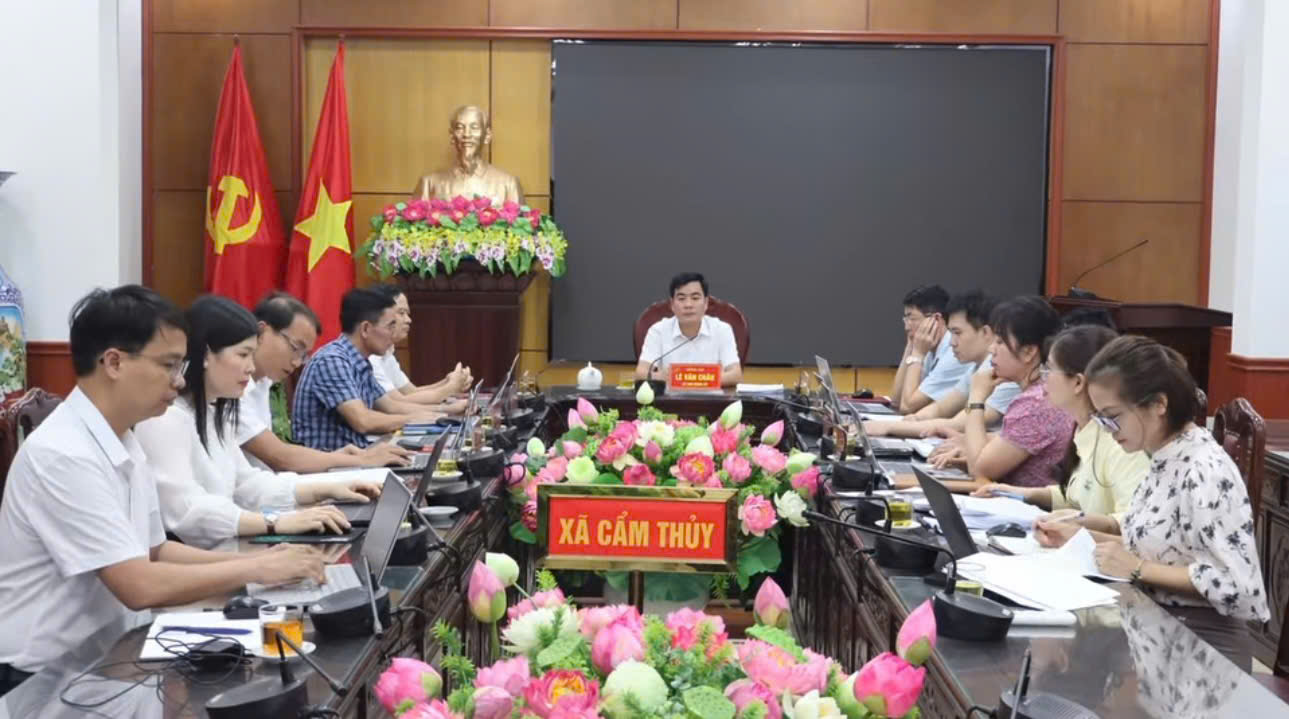 HN Ban thường vụ Đảng ủy xã Cẩm Thủy phiên họp thường kỳ tháng 3/2026
