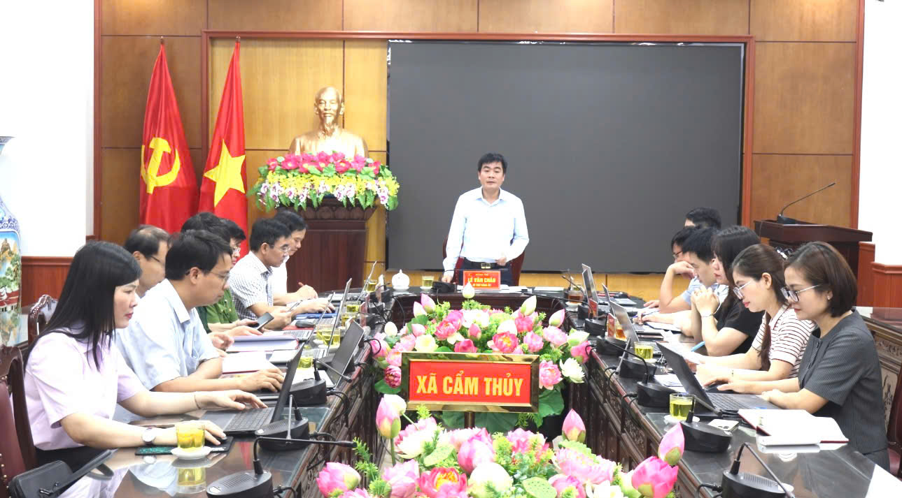 Hội nghị Ban Thường vụ Đảng ủy xã Cẩm Thủy xem xét,  quyết định nhiều nội dung quan trọng