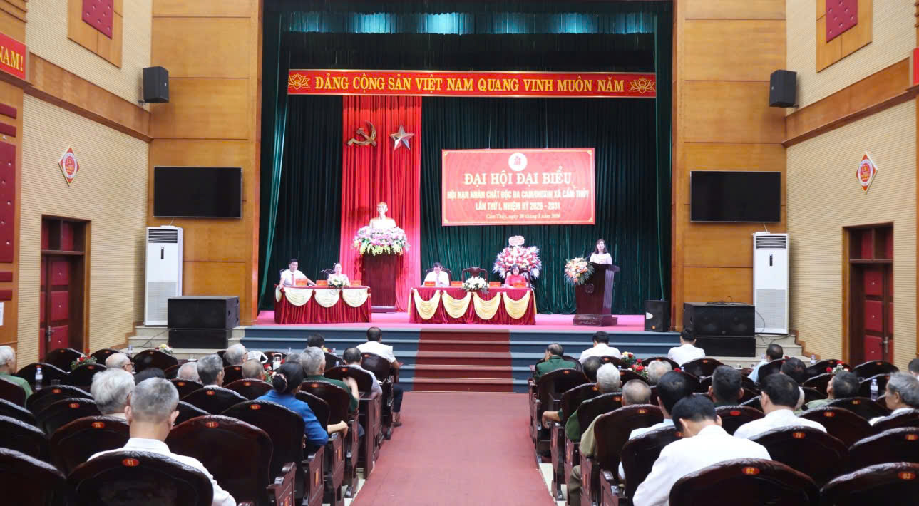 Đại hội đại biểu Hội Nạn nhân chất độc da cam/Dioxin xã Cẩm Thủy lần thứ I, nhiệm kỳ 2026-2031