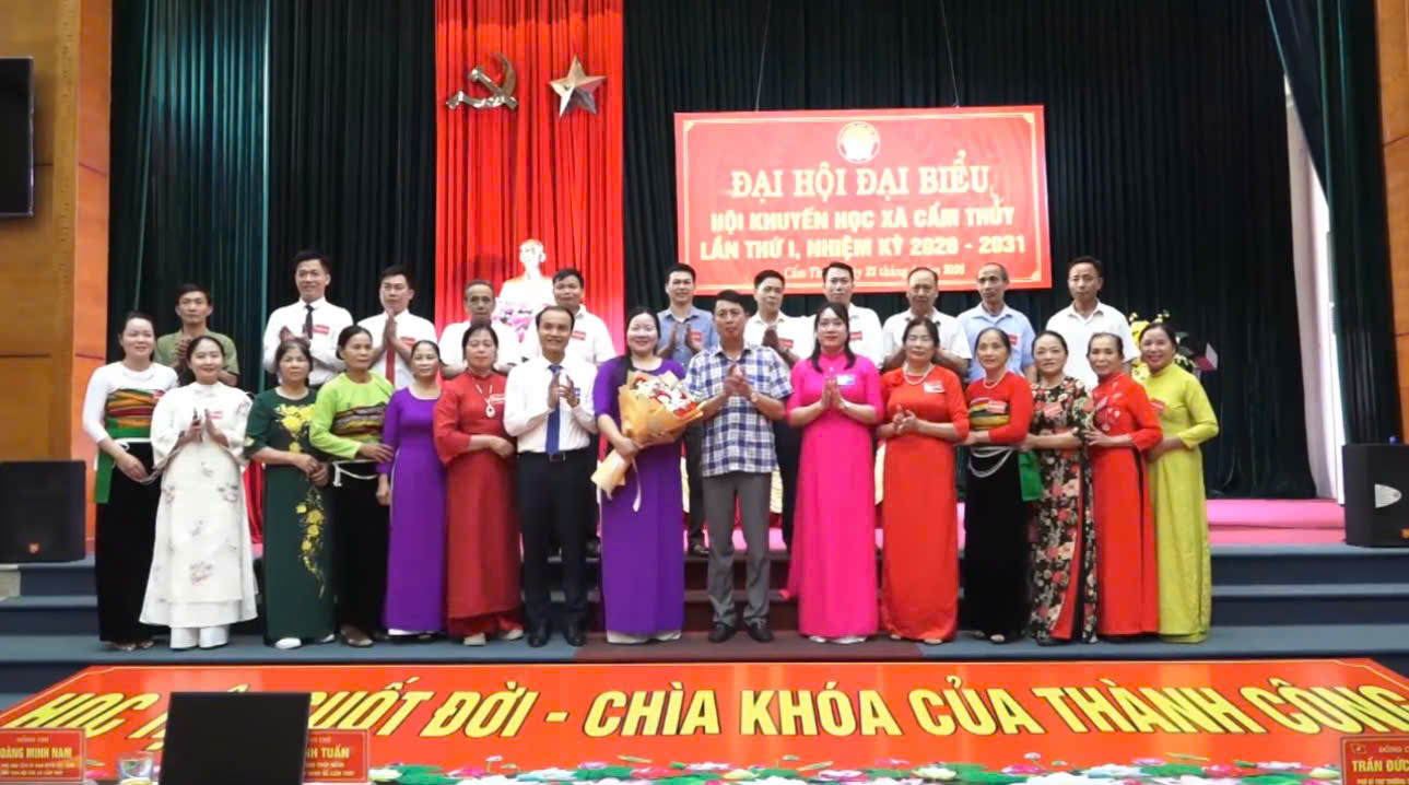 Hội khuyến học xã Cẩm Thủy long trọng tổ chức đại hội lần thứ nhất, nhiệm kỳ 2026- 2031