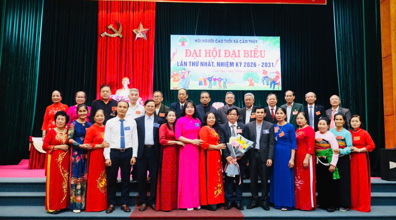 Hội NCT xã Cẩm Thủy đại hội lần thứ I, nhiệm kỳ 2026-2031