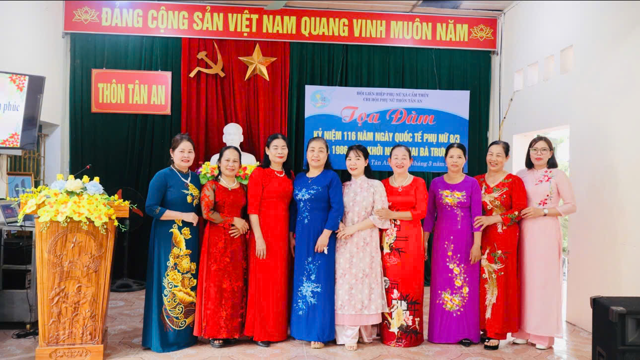 Chi hội Phụ nữ thôn Tân An kỷ niệm 116 năm Ngày Quốc tế Phụ nữ 8/3