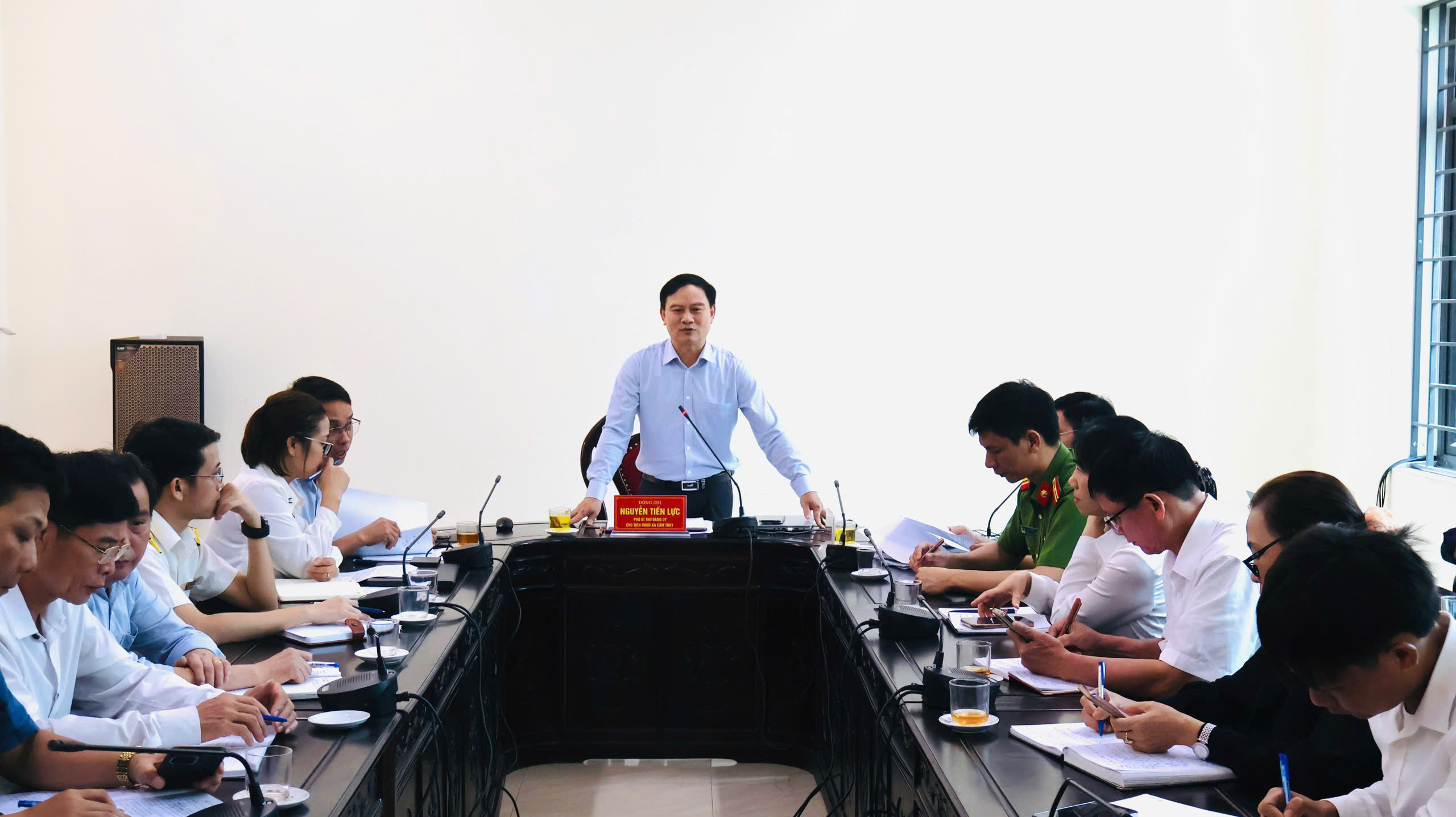 Hội nghị triển khai nhiệm vụ, giải pháp về công tác thu gom rác thải sinh hoạt trên địa bàn xã