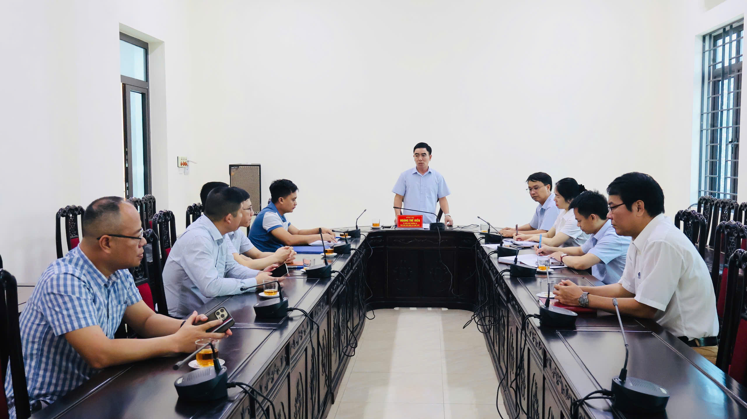 UBND xã Cẩm Thủy tổ chức hội nghị rà soát, đẩy nhanh tiến độ các dự án trên địa bàn
