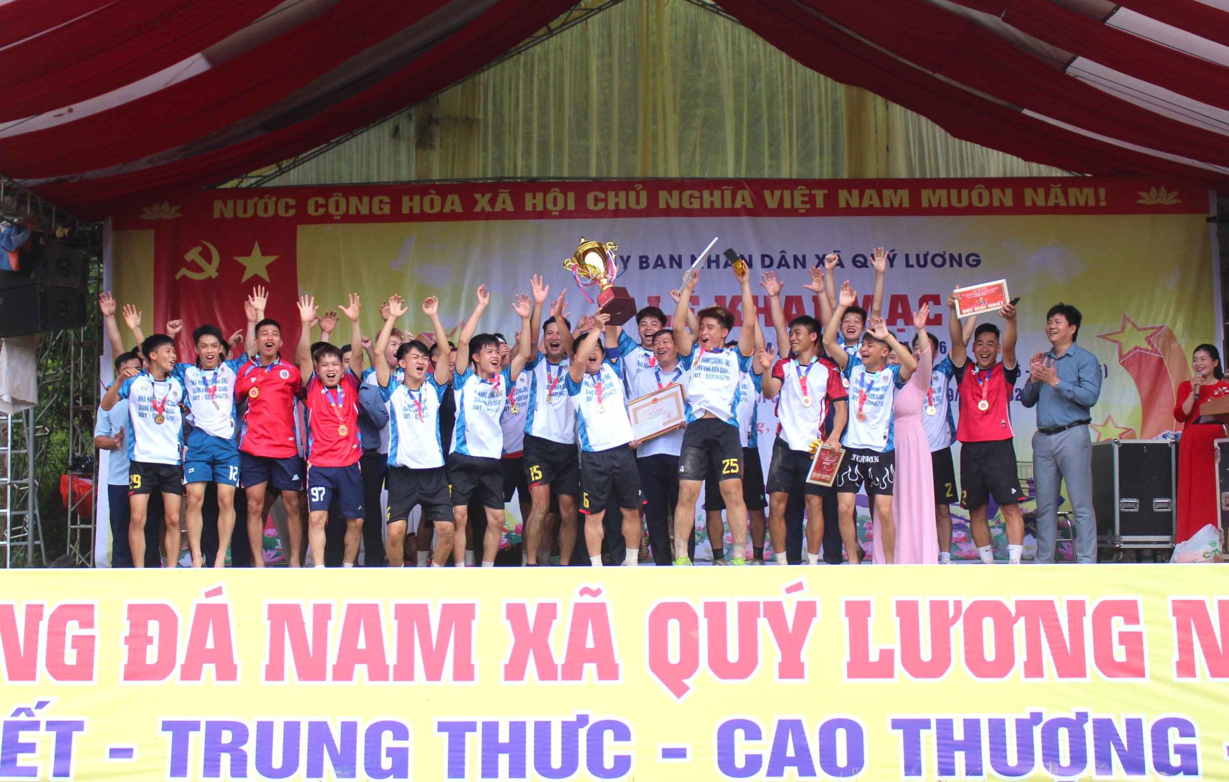 LỄ BẾ MẠC VÀ TRAO GIẢI - GIẢI BÓNG ĐÁ NAM XÃ QUÝ LƯƠNG NĂM 2026