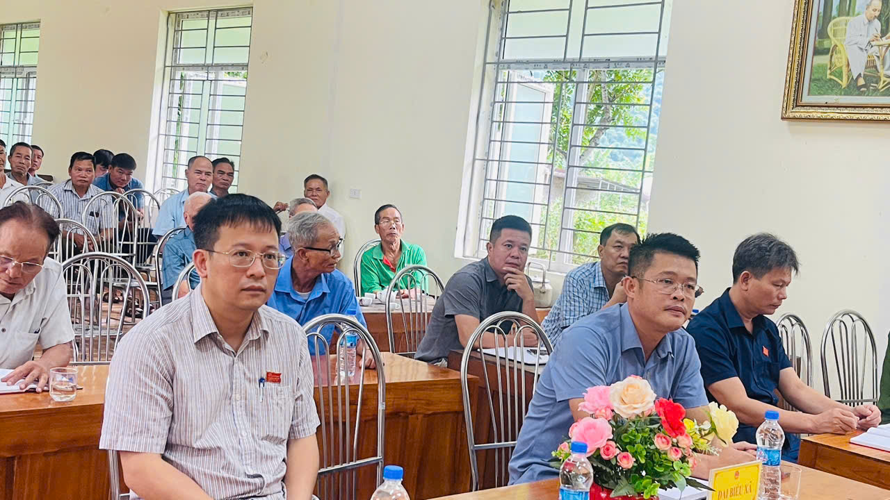 HỘI NGHỊ TIẾP XÚC CỬ TRI CỦA ĐẠI BIỂU HỘI ĐỒNG NHÂN DÂN XÃ ĐIỀN LƯ TRƯỚC KỲ HỌP THỨ II, KHÓA XXIV
