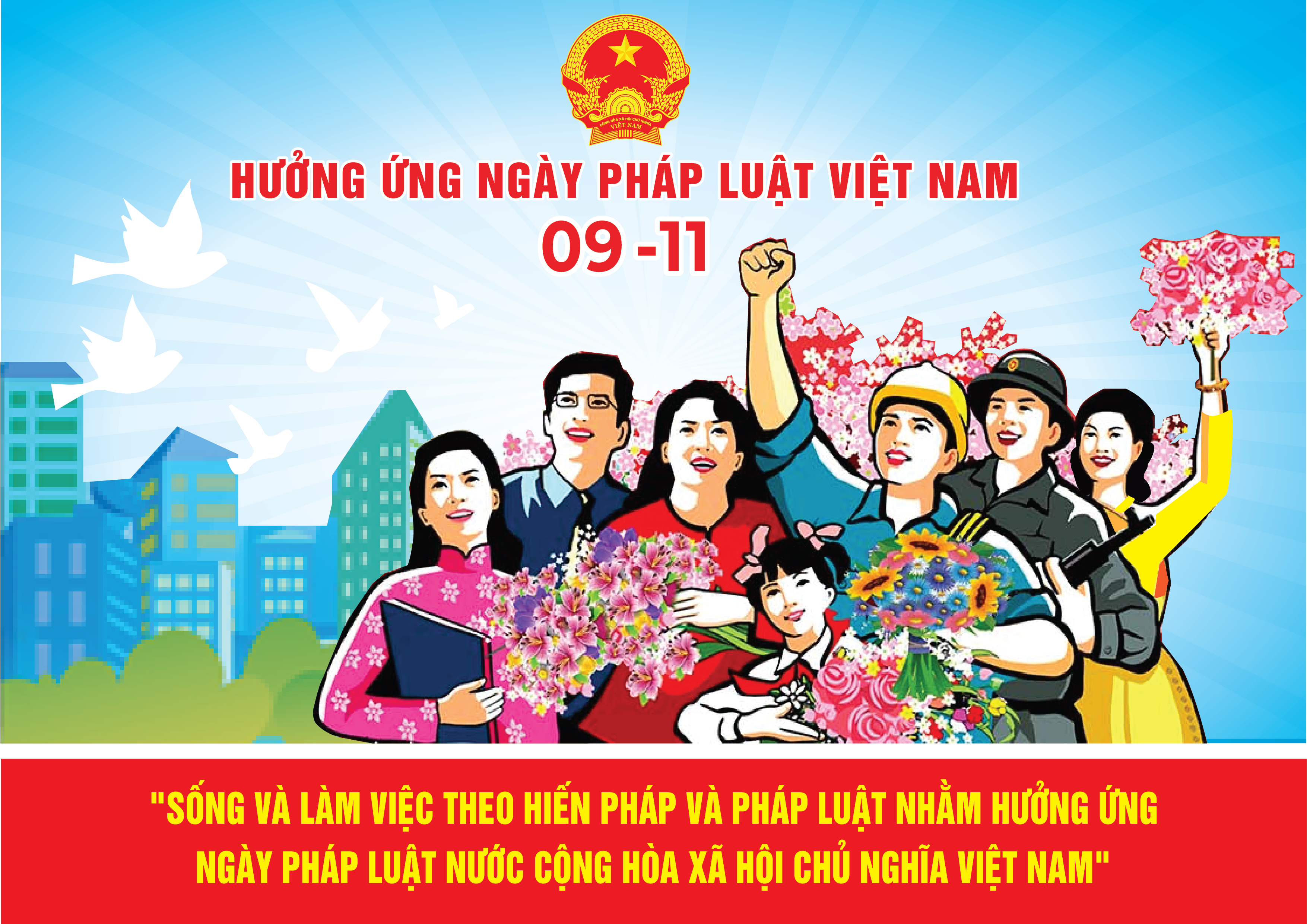 HƯỞNG ỨNG NGÀY PHÁP LUẬT VIỆT NAM 9/11