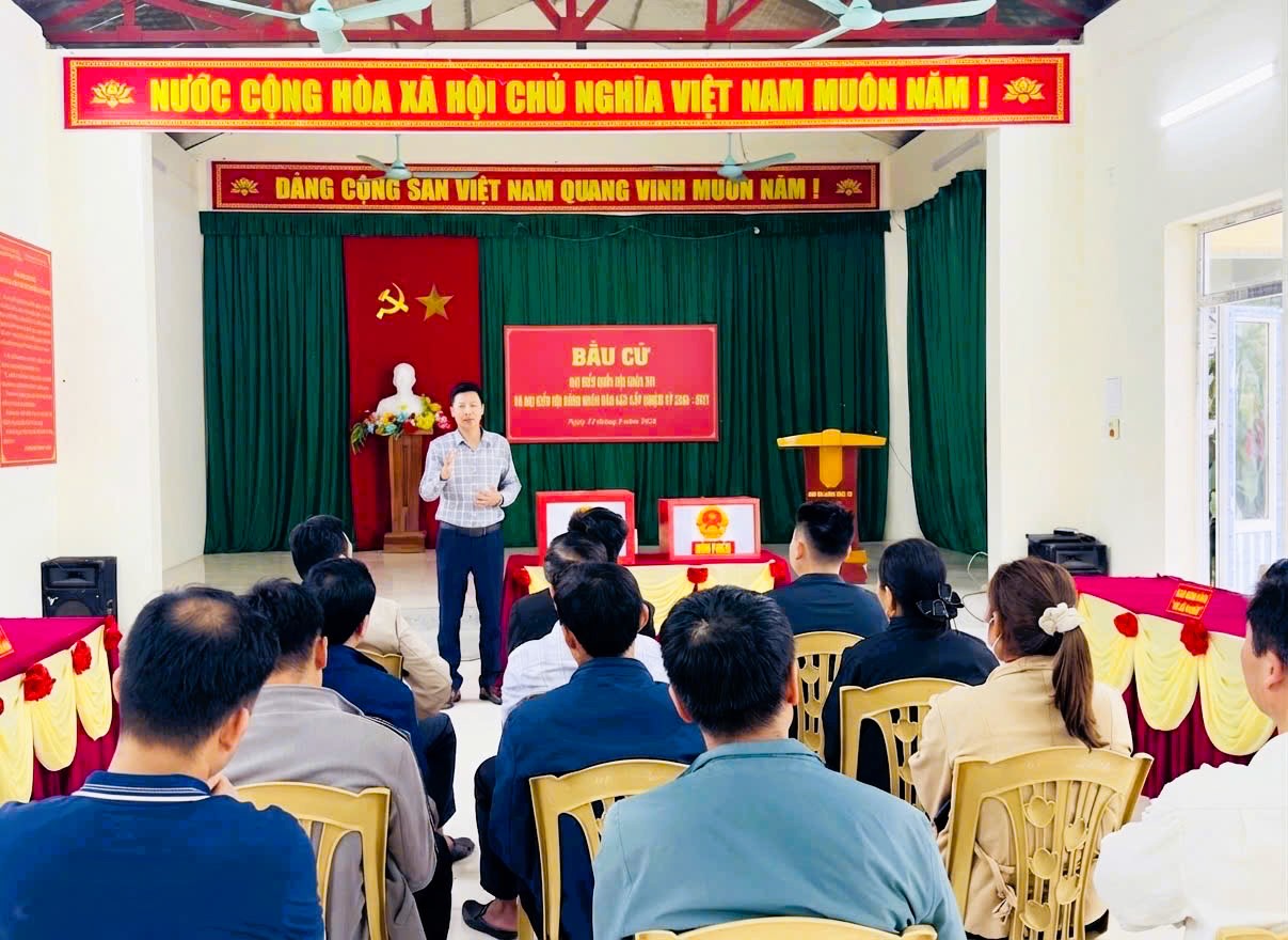 Xã Thiết Ống Hoàn tất Công tác chuẩn bị, Sẵn sàng cho Ngày Bầu cử Quốc hội khóa XVI và đại biểu Hội đồng nhân dân các cấp nhiệm kỳ 2026-2031 (Chủ nhật, ngày 15/03/2026)