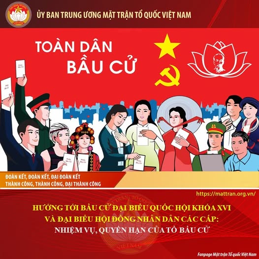 HƯỚNG TỚI BẦU CỬ ĐẠI BIỂU QUỐC HỘI KHÓA XVI VÀ ĐẠI BIỂU HỘI ĐỒNG NHÂN DÂN CÁC CẤP: NHIỆM VỤ, QUYỀN HẠN CỦA TỔ BẦU CỬ
