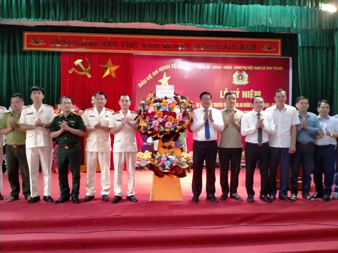 Tam Thanh long trọng tổ chức kỷ niệm 80 năm truyền thống Công an nhân dân 