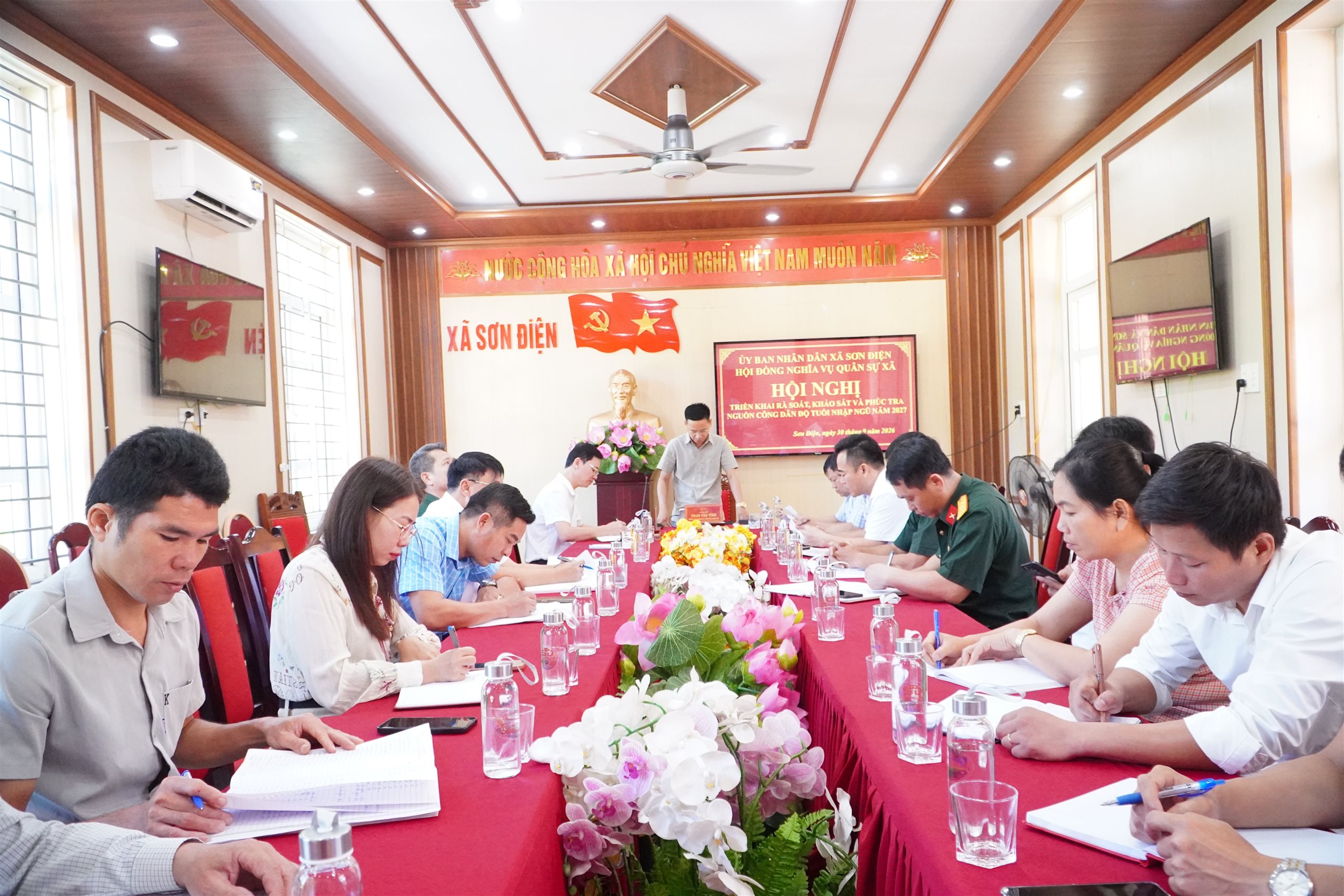 XÃ SƠN ĐIỆN TRIỂN KHAI RÀ SOÁT, KHẢO SÁT VÀ PHÚC TRA NGUỒN CÔNG DÂN ĐỘ TUỔI NHẬP NGŨ NĂM 2027