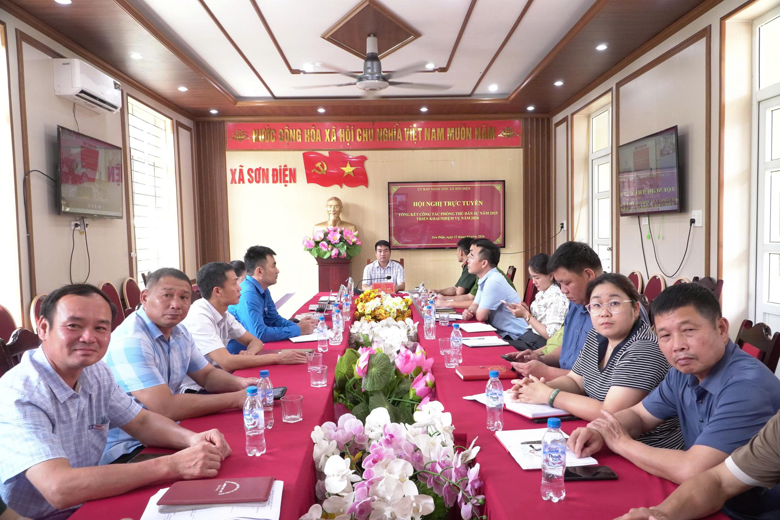 Hội nghị trực tuyến toàn tỉnh tổng kết công tác phòng thủ dân sự năm 2025