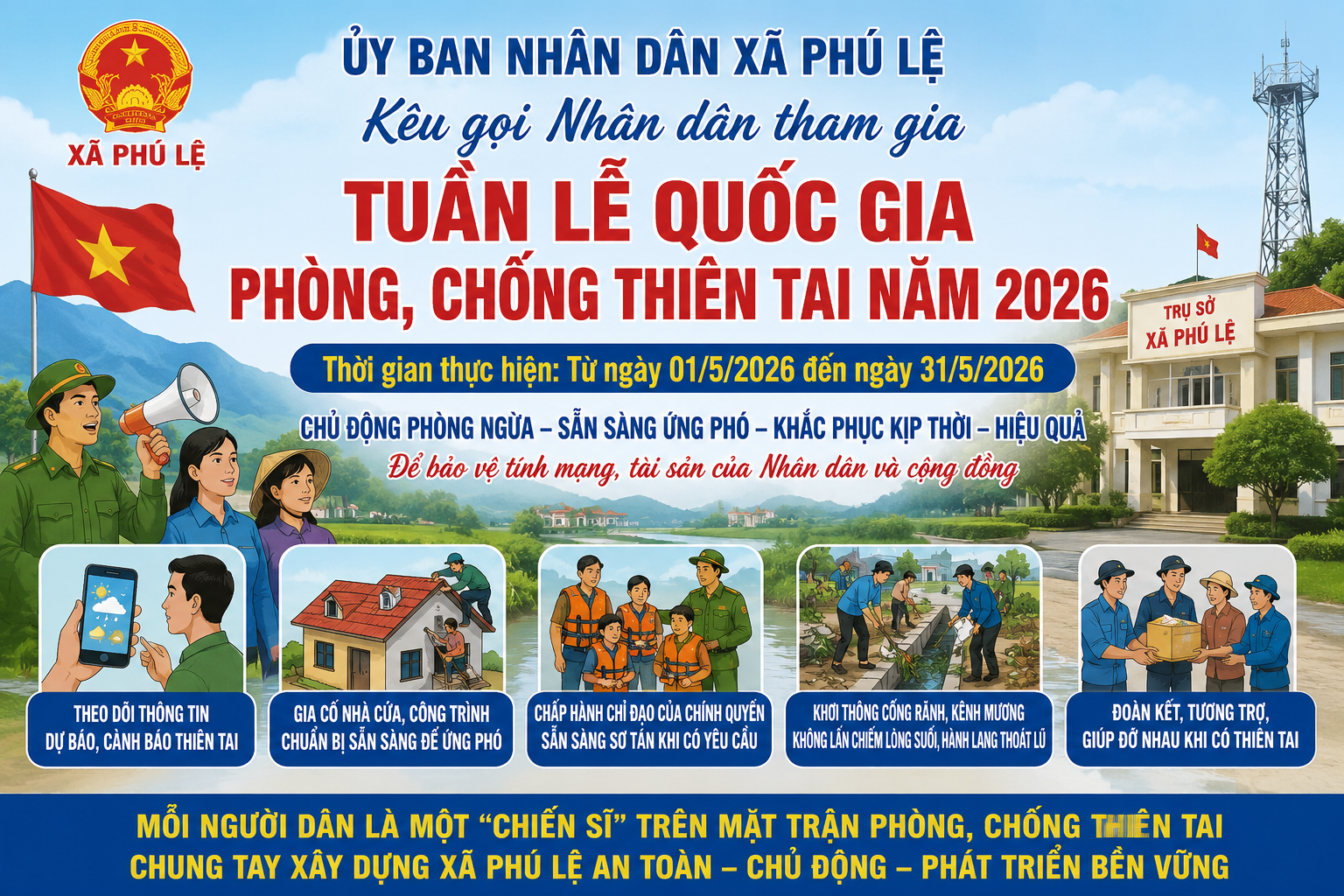TUẦN LỄ QUỐC GIA PHÒNG, CHỐNG THIÊN TAI NĂM 2026