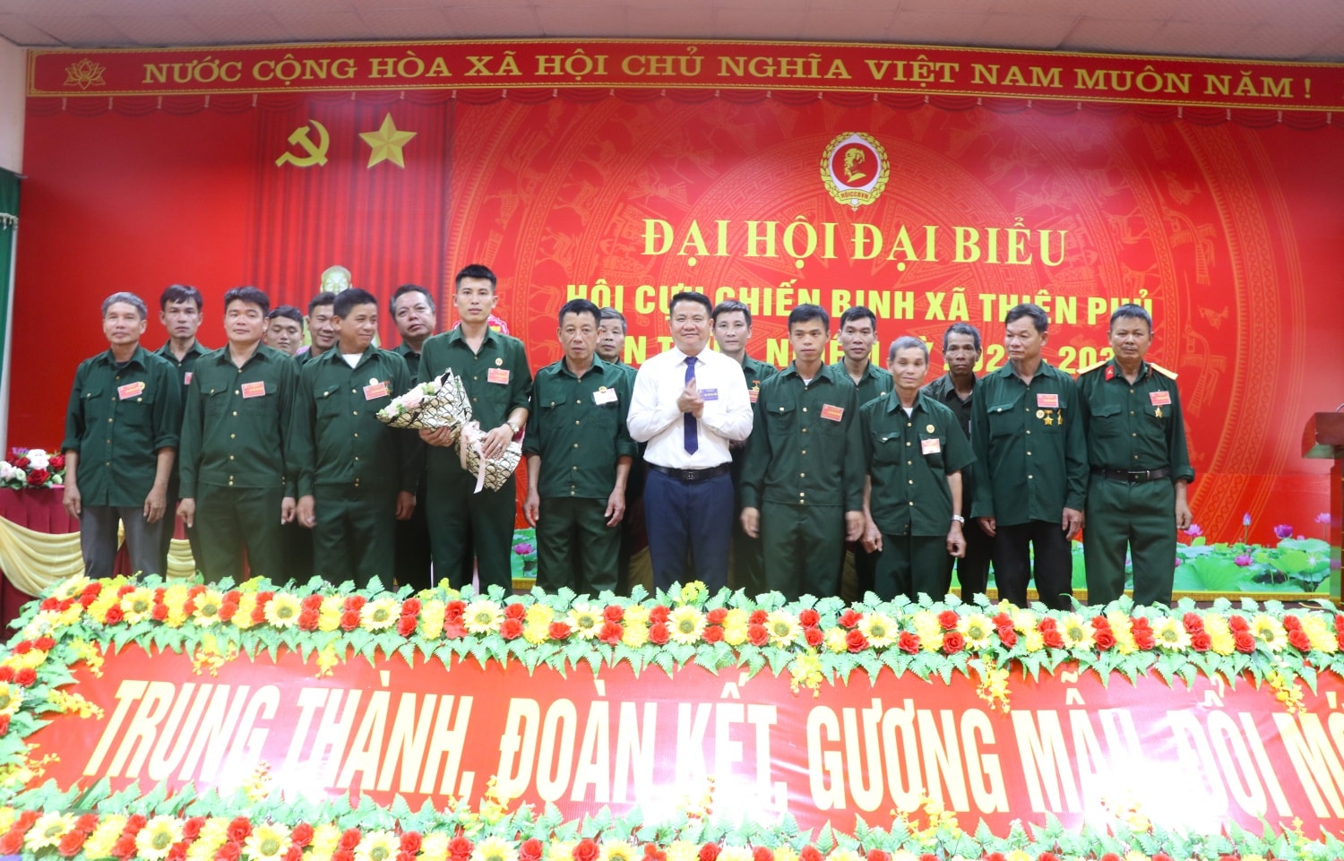 HỘI CỰU CHIẾN BINH XÃ THIÊN PHỦ TỔ CHỨC THÀNH CÔNG ĐẠI HỘI  LẦN THỨ I, NHIỆM KỲ 2025 - 2030