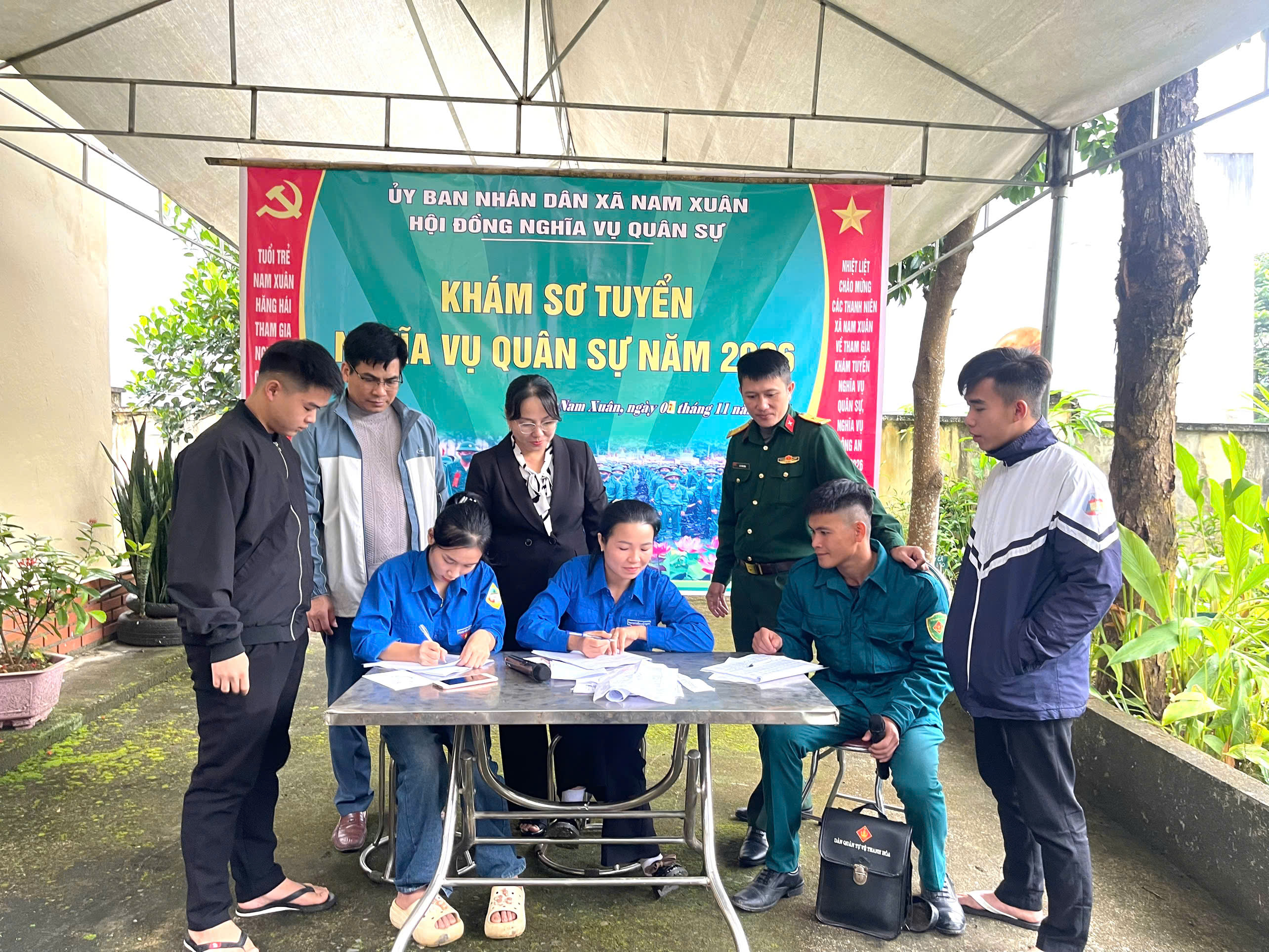 XÃ NAM XUÂN KHÁM SƠ TUYỂN CHO THANH NIÊN THỰC HIỆN NGHĨA VỤ QUÂN SỰ NĂM 2026