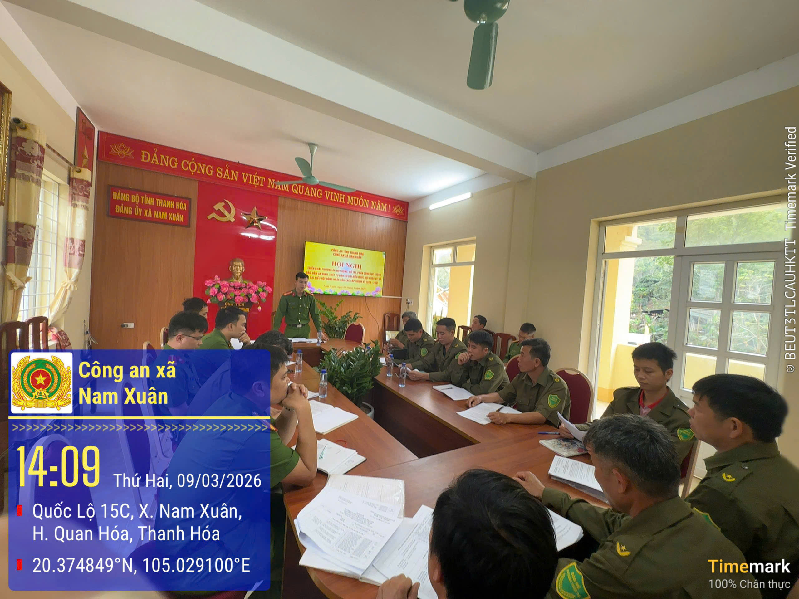 XÃ NAM XUÂN TRIỂN KHAI PHƯƠNG ÁN BẢO ĐẢM AN NINH, TRẬT TỰ PHỤC VỤ BẦU CỬ ĐẠI BIỂU QUỐC HỘI KHÓA XVI VÀ ĐẠI BIỂU HĐND CÁC CẤP NHIỆM KỲ 2026 – 2031