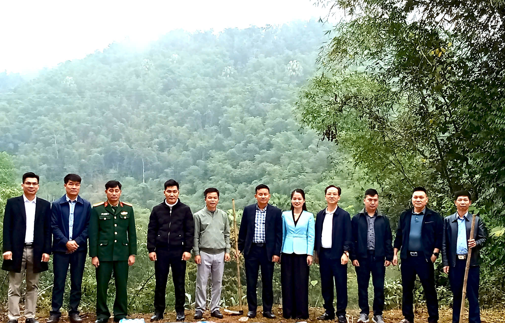 LỄ KHỞI CÔNG CÔNG TRÌNH ĐƯỜNG GIAO THÔNG NAM TIẾN, XÃ NAM XUÂN