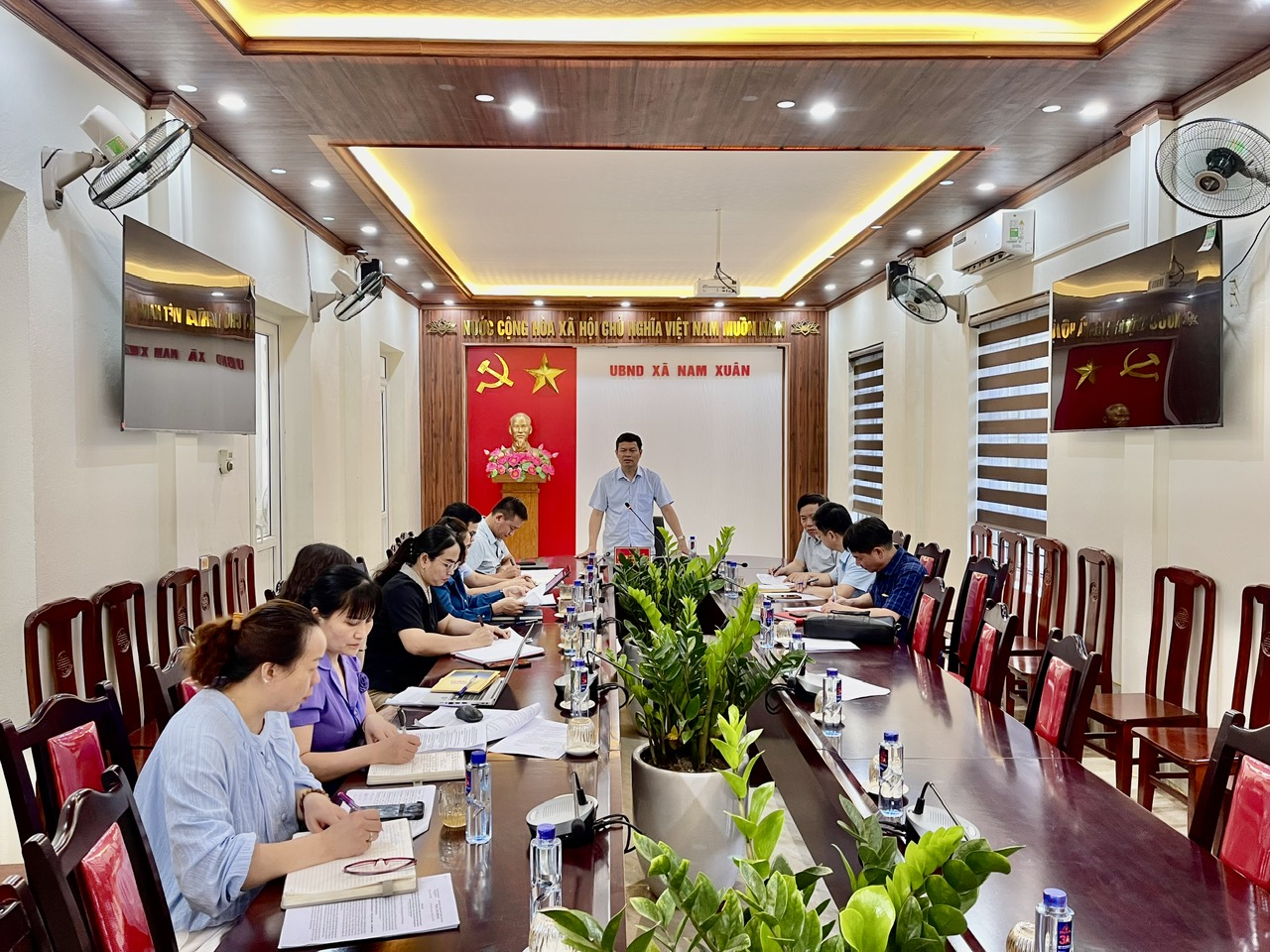 UBND XÃ NAM XUÂN PHỐI HỢP ĐÓN TIẾP ĐOÀN KHẢO SÁT CỦA BAN DÂN TỘC HĐND TỈNH THANH HÓA