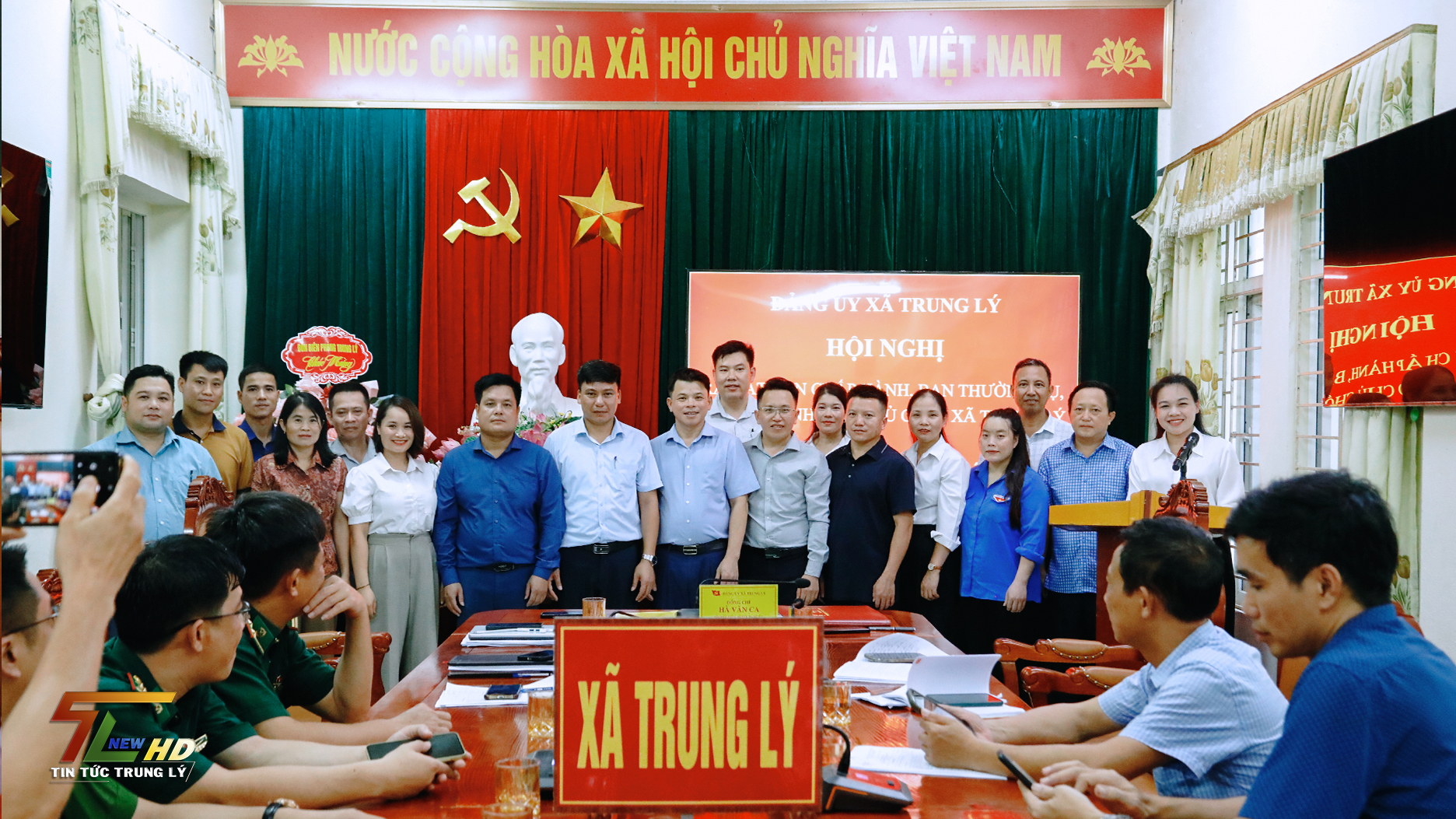 Xã Trung Lý: Ra mắt Ban chấp hành, Ban thường vụ và cán bộ, lãnh đạo chủ chốt.