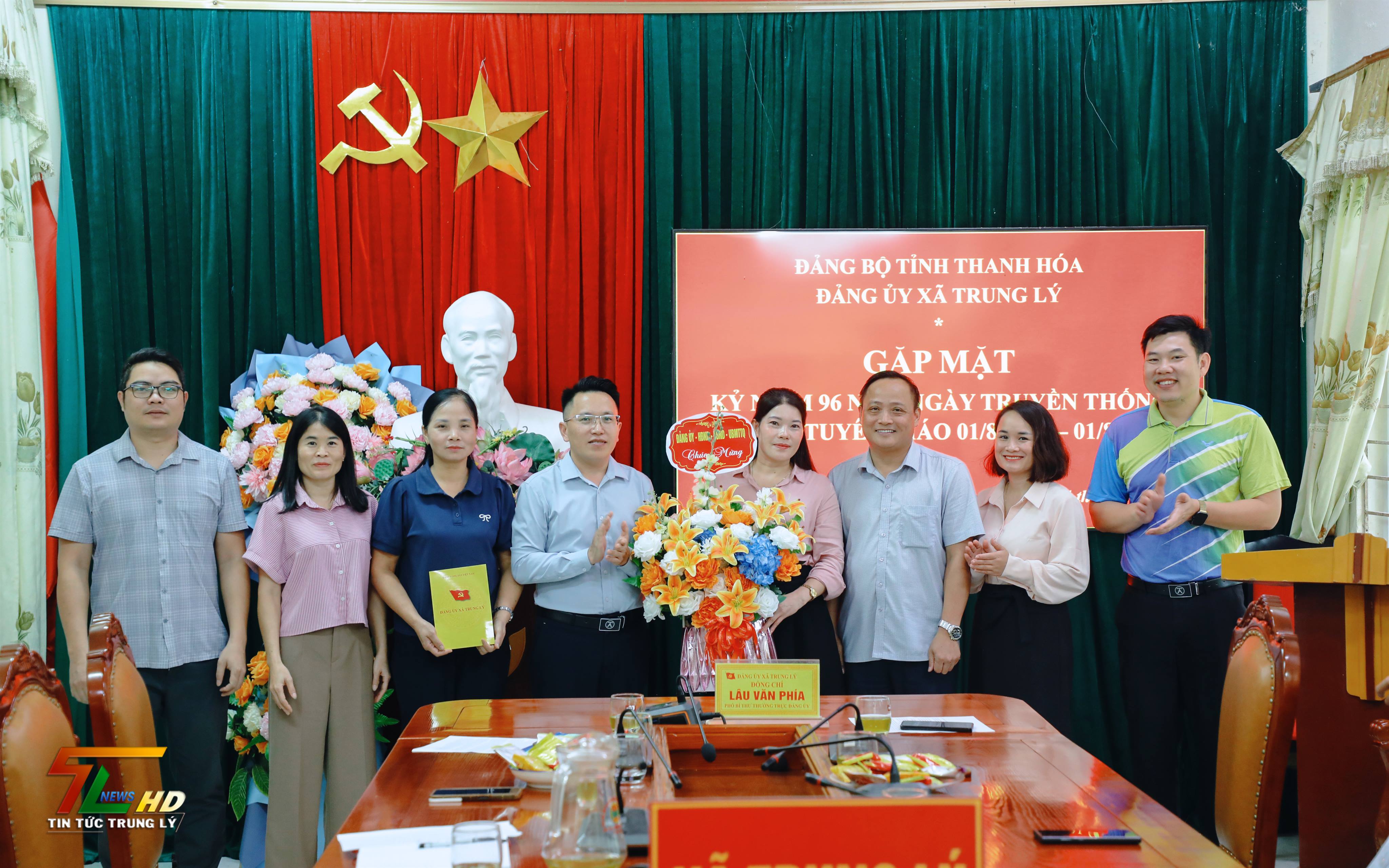 Xã Trung Lý gặp mặt kỷ niệm 96 năm Ngày truyền thống ngành Tuyên giáo của Đảng