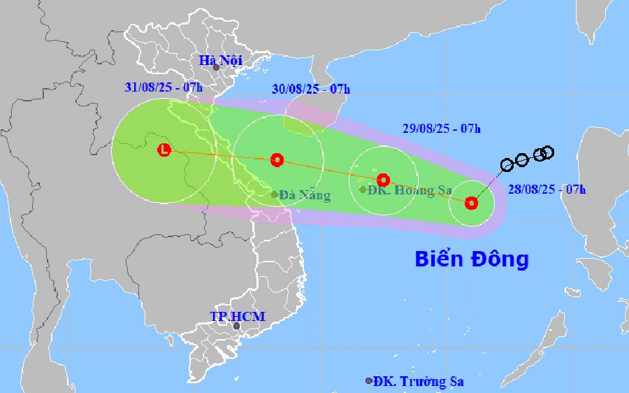 Nhận định ban đầu về Áp thấp nhiệt đới trên Biển đông và nguy cơ mưa lớn tại Thanh Hóa