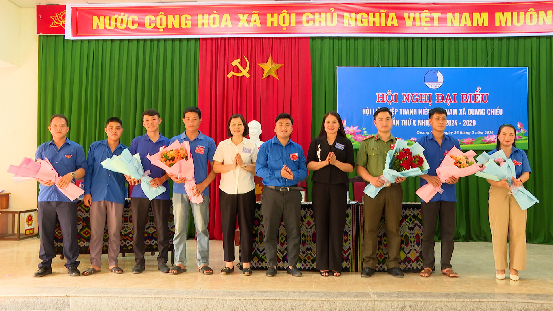 HỘI NGHỊ ĐẠI BIỂU HỘI LIÊN HIỆP THANH NIÊN XÃ QUANG CHIỂU LẦN THỨ V, NHIỆM KỲ 2024 – 2029