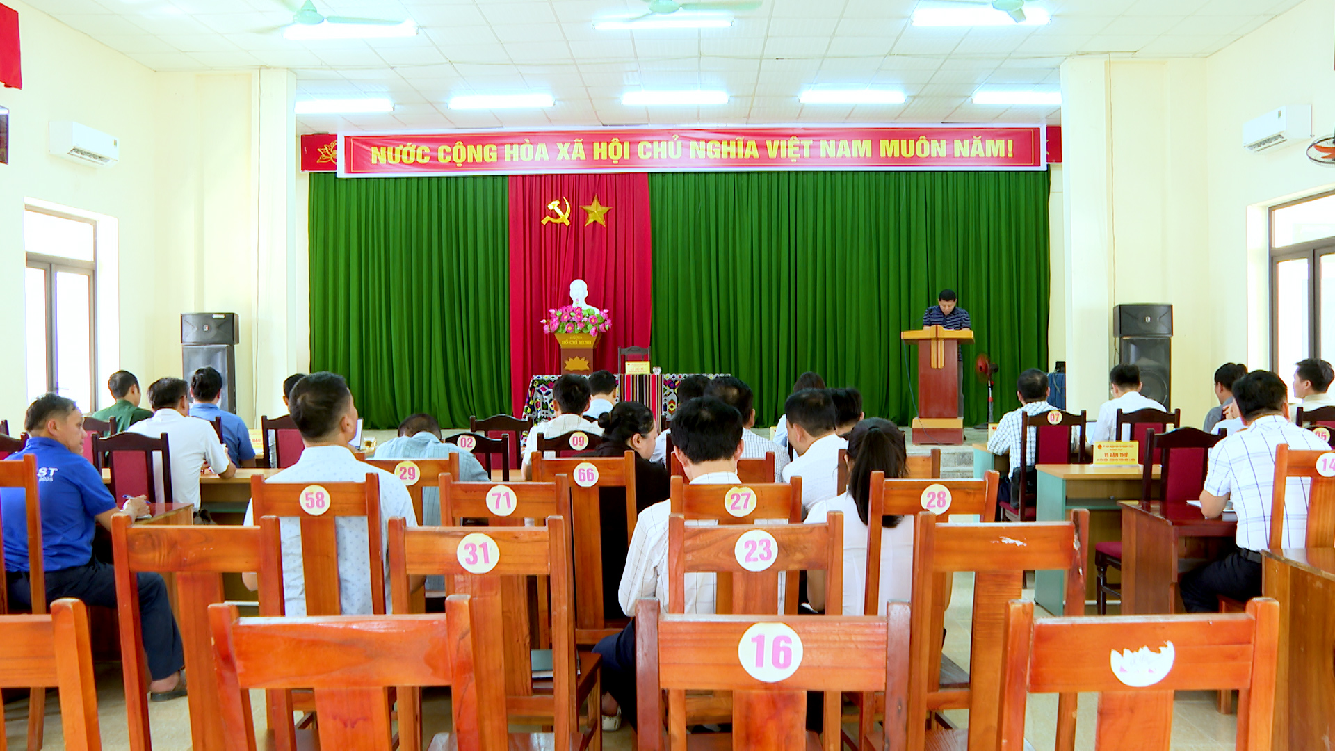 Quang Chiểu tổ chức Hội nghị sơ kết 01 năm thực hiện sắp xếp đơn vị hành chính cấp xã và hoạt động của chính quyền địa phương 2 cấp
