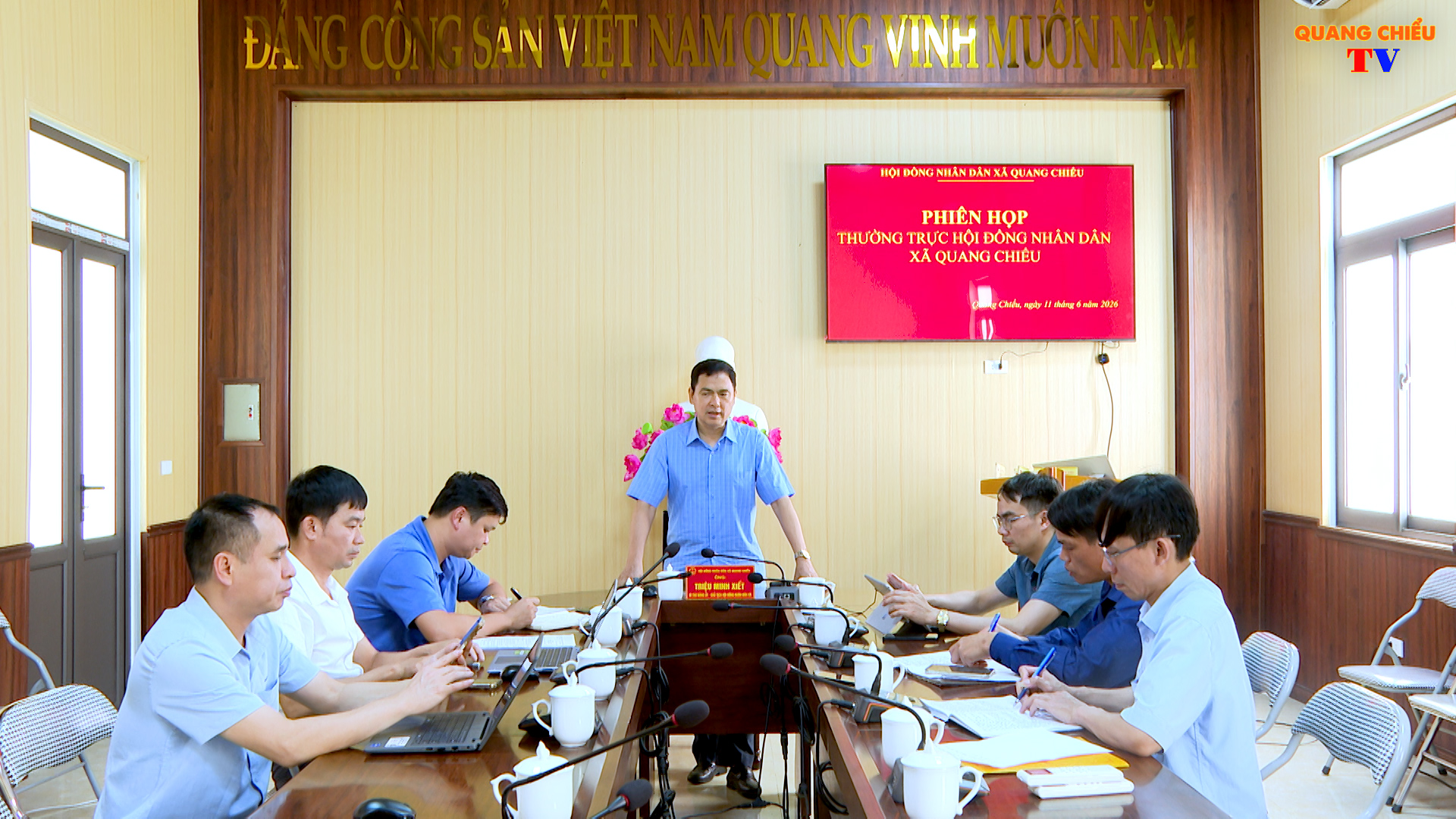 Thường trực HĐND xã Quang Chiểu tổ chức phiên họp chuẩn bị nội dung kỳ họp thứ 3 HĐND xã khóa XXIII, nhiệm kỳ 2026 – 2031