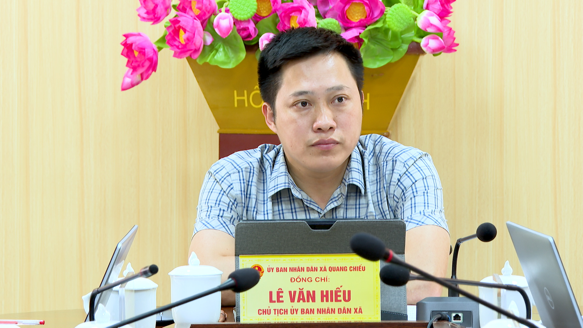 Phiên họp thường kỳ tháng 5 năm 2026: UBND xã Quang Chiểu tập trung đánh giá kết quả thực hiện nhiệm vụ, đề ra giải pháp thực hiện thắng lợi nhiệm vụ tháng 6