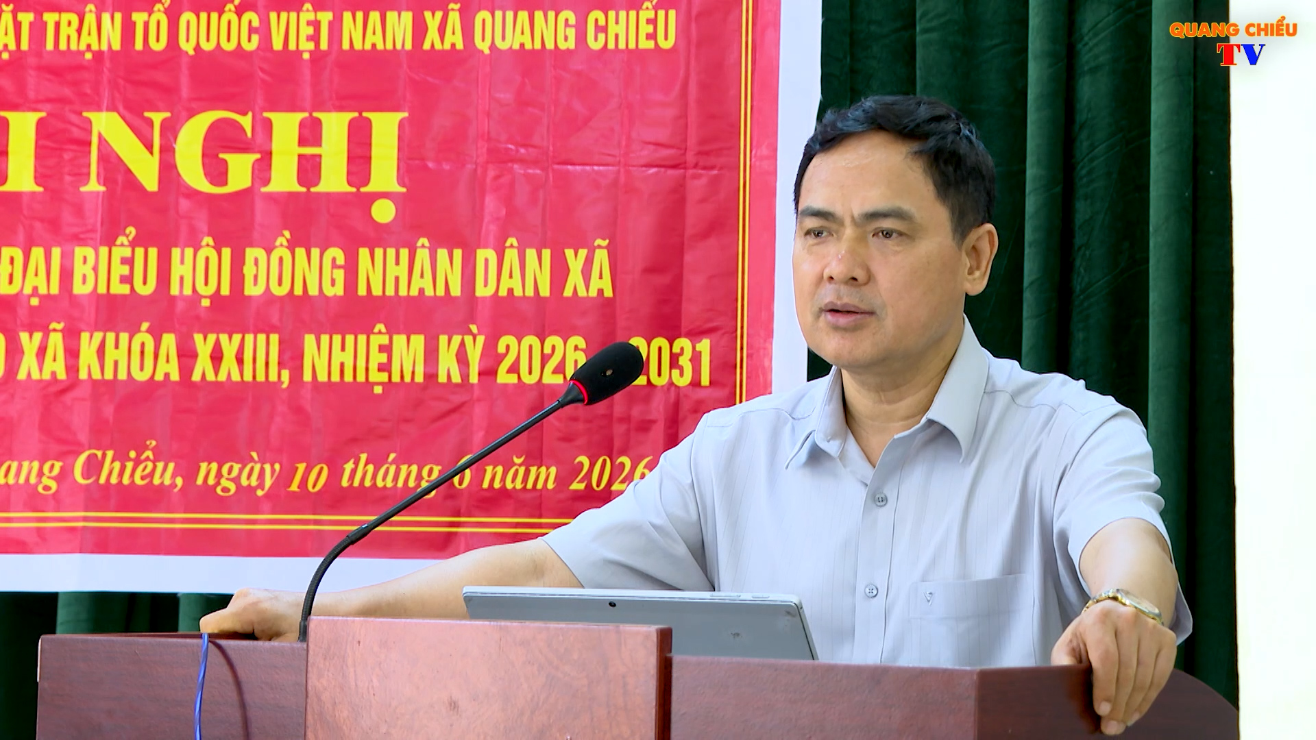 Đồng chí Triệu Minh Xiết - Bí thư Đảng ủy, Chủ tịch HĐND xã tiếp xúc cử tri các bản Pù Đứa, bản Cúm và bản Bàn: Cử tri kiến nghị đầu tư hạ tầng, tạo điều kiện phát triển sản xuất và nâng cao đời sống Nhân dân