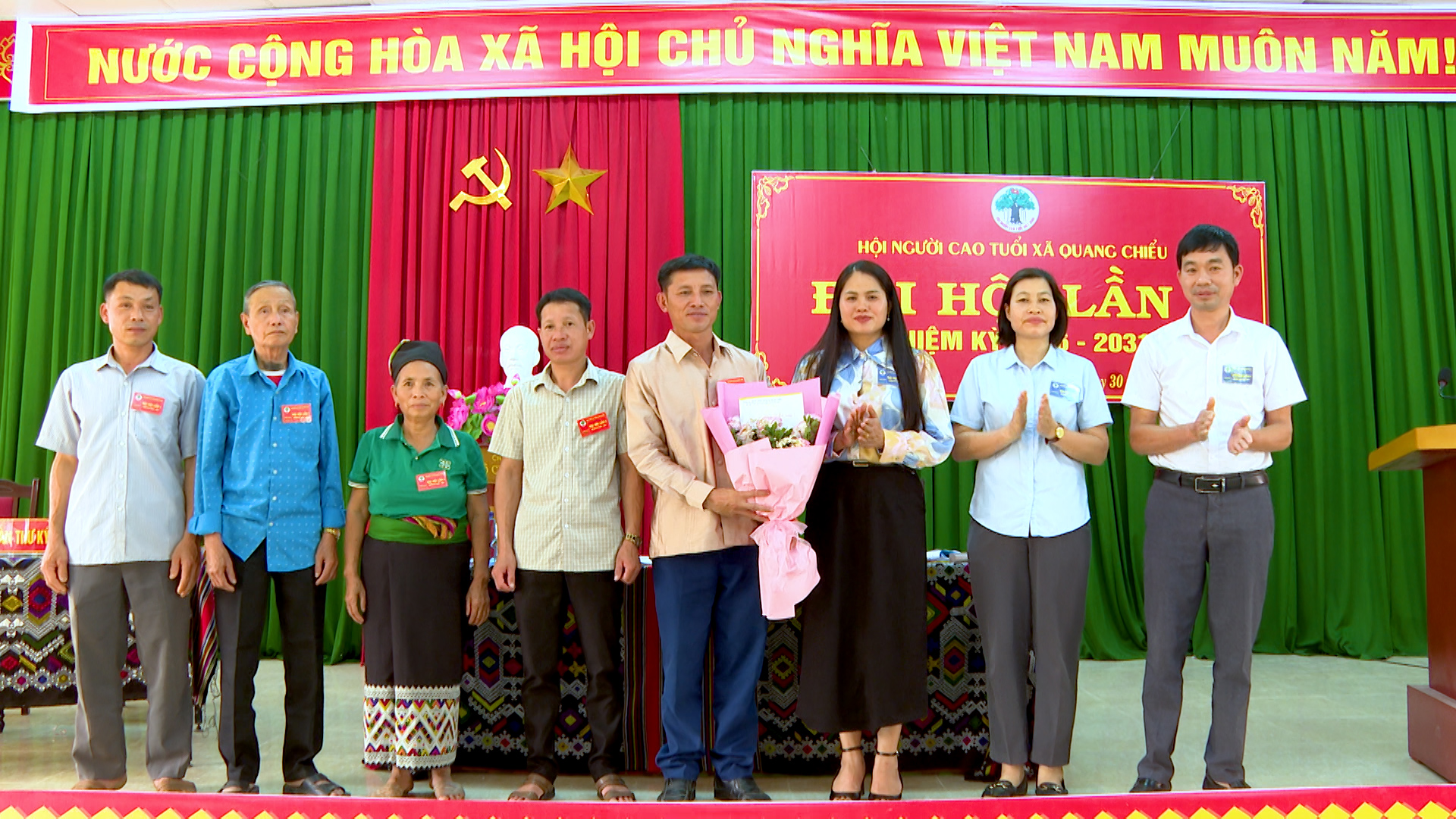 Phát huy vai trò “Tuổi cao – gương sáng” từ Đại hội Hội Người cao tuổi xã Quang Chiểu