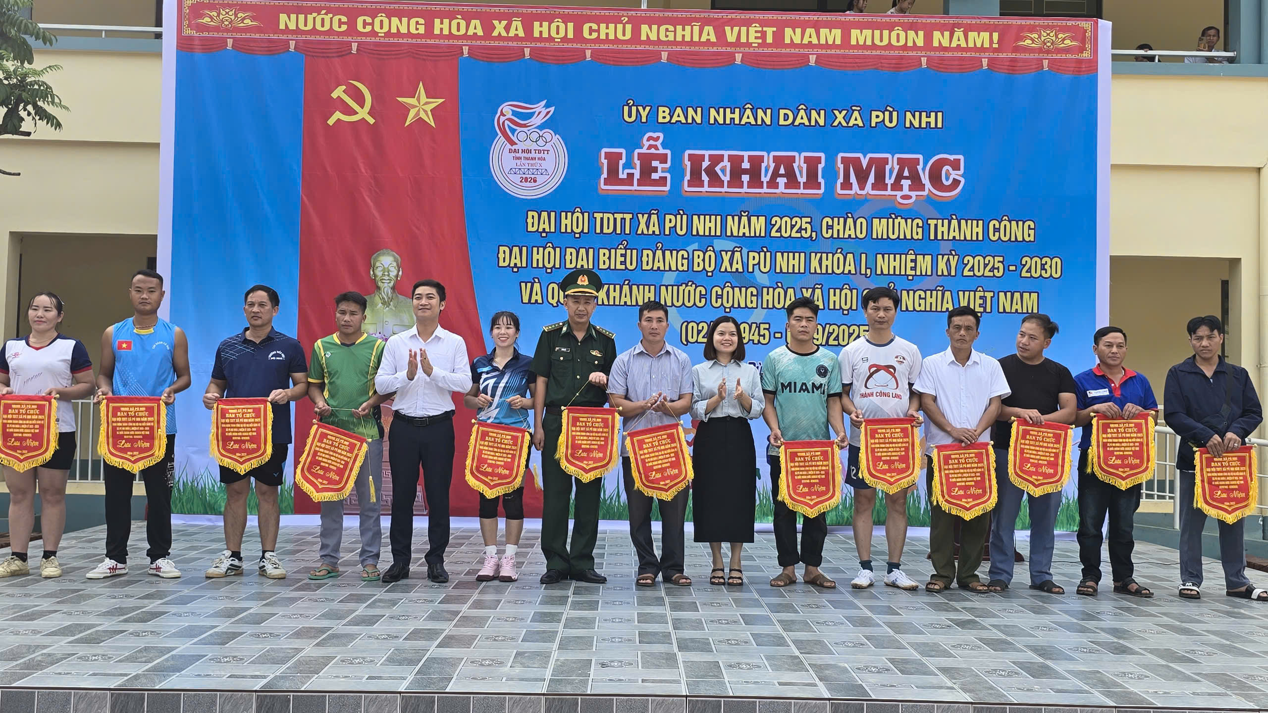 ĐẠI HỘI THỂ DỤC THỂ THAO XÃ PÙ NHI NĂM 2025 CHÀO MỪNG THÀNH CÔNG ĐẠI HỘI ĐẠI BIỂU ĐẢNG BỘ XÃ PÙ NHI KHÓA I, NHIỆM KỲ 2025-2030 VÀ QUỐC KHÁNH NƯỚC CỘNG HÒA XÃ HỘI CHỦ NGHĨA VIỆT NAM (02/9/1945 - 02/9/2025)  