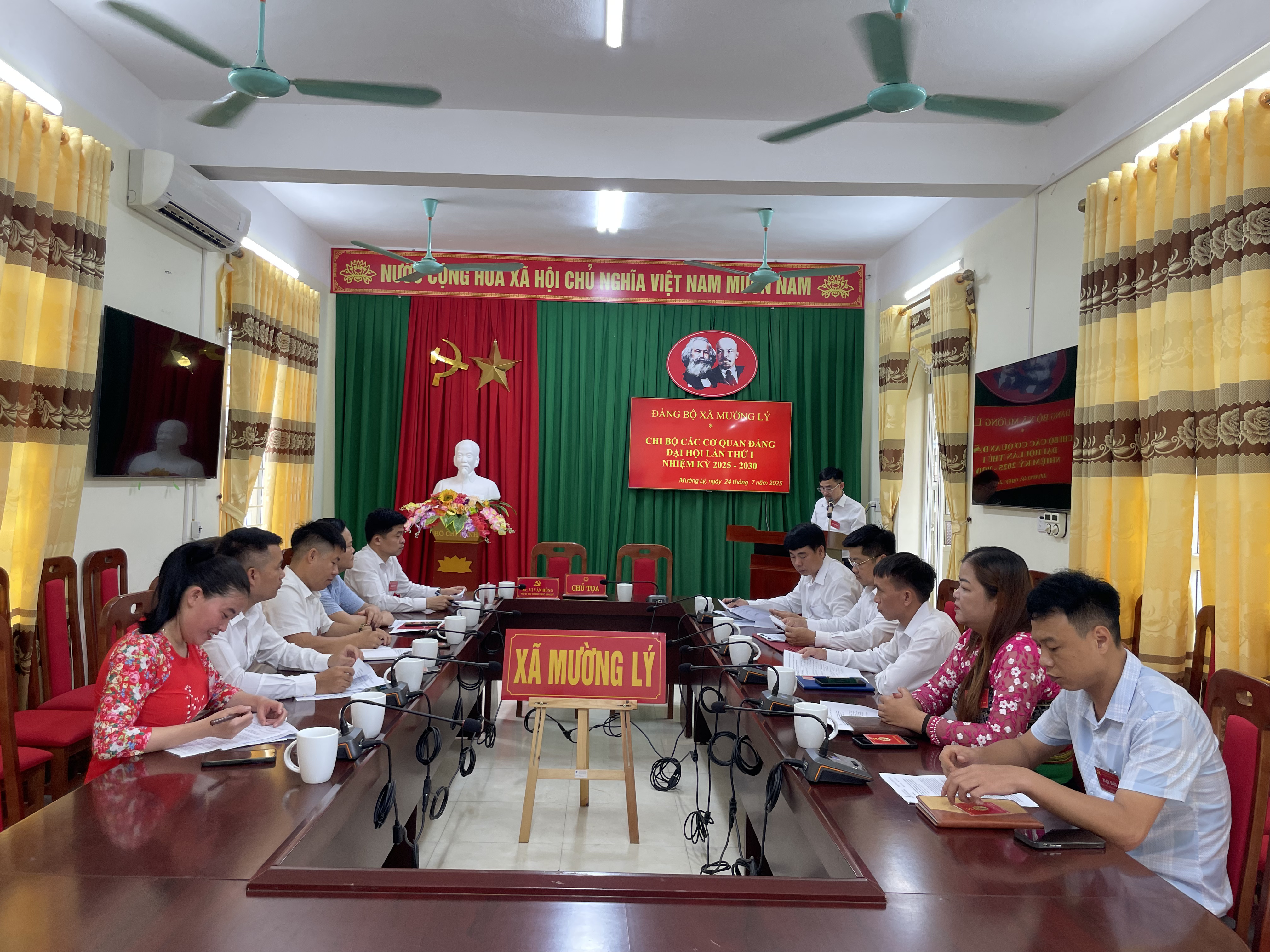 ĐẠI HỘI CÁC CƠ QUAN ĐẢNG XÃ MƯỜNG LÝ LẦN THỨ I, NHIỆM KỲ 2025-2030